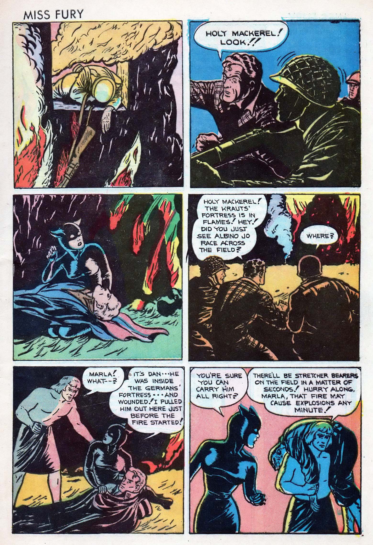 Read online Miss Fury (1942) comic -  Issue #5 - 9
