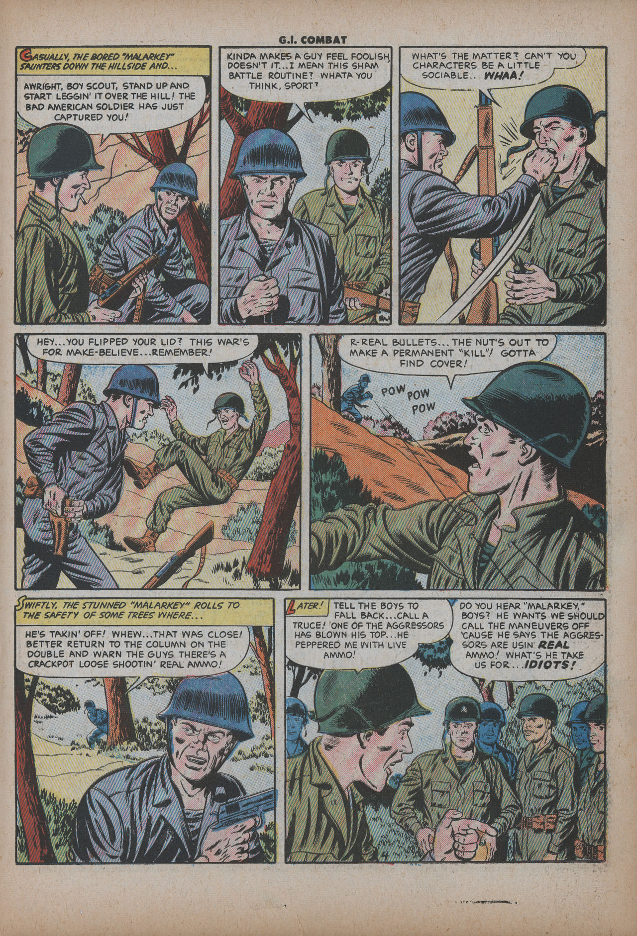 Read online G.I. Combat (1952) comic -  Issue #18 - 22