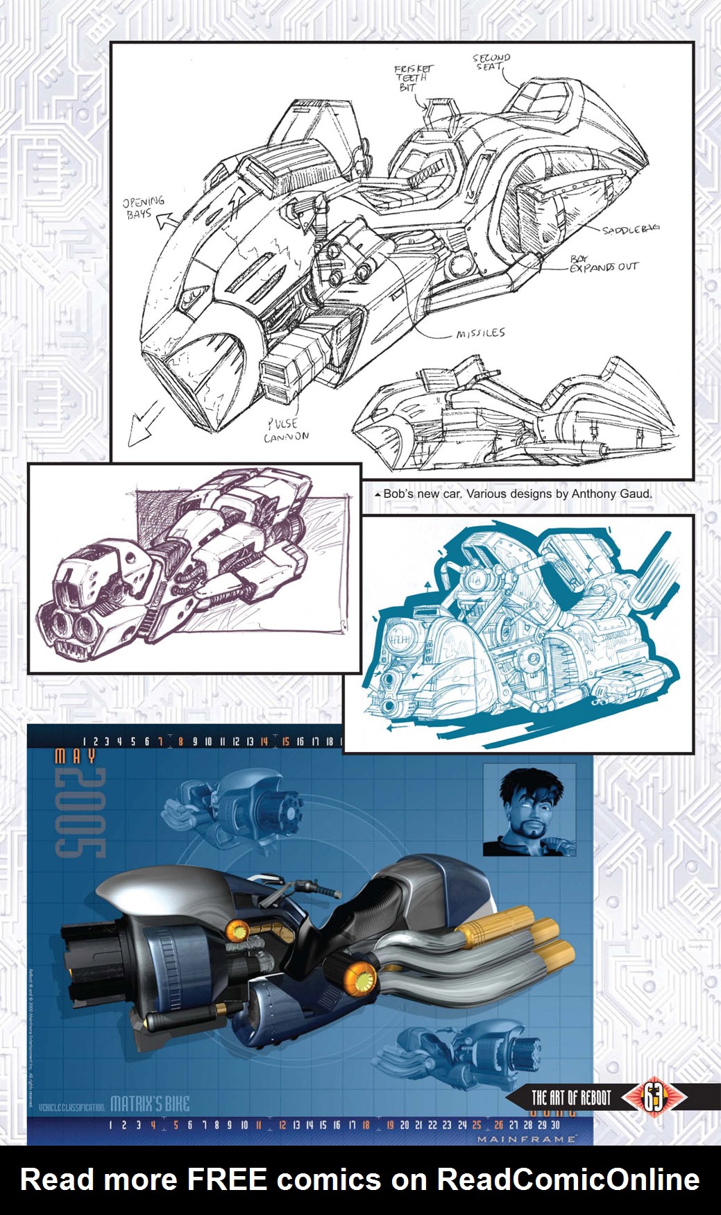 Read online The Art of Reboot comic -  Issue # TPB - 62