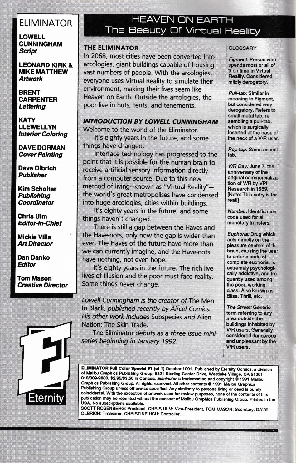 Read online Eliminator Full Color Special comic -  Issue # Full - 2