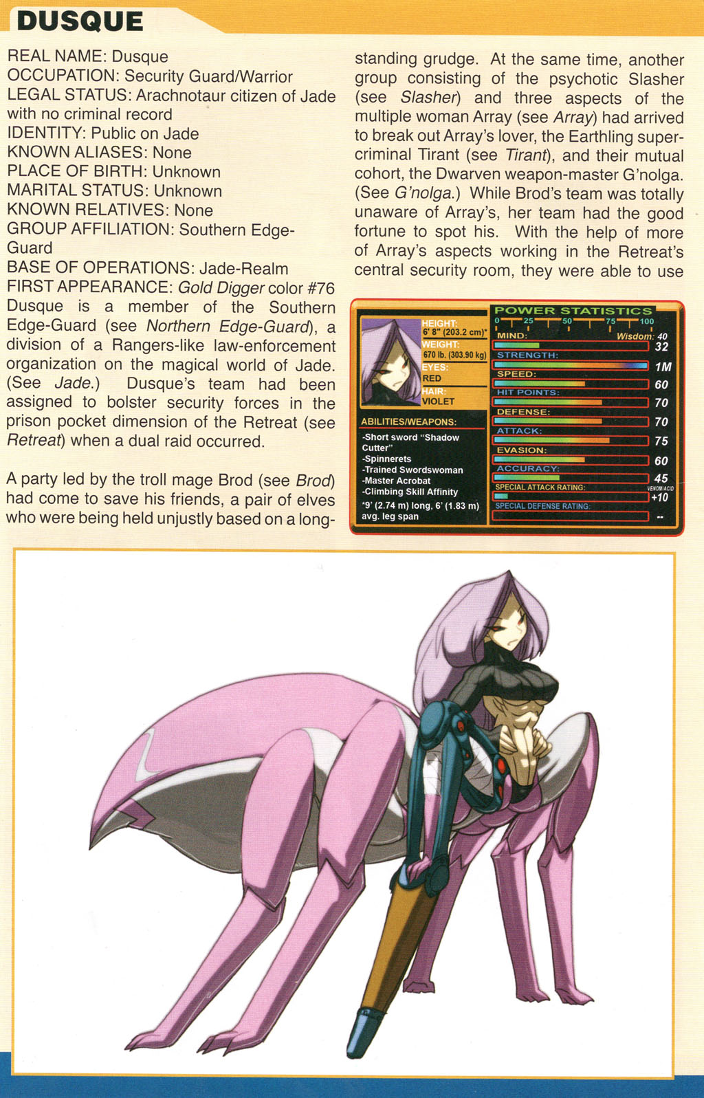 Read online Gold Digger Sourcebook: The Official Handbook of the GD Universe comic -  Issue #17 - 12