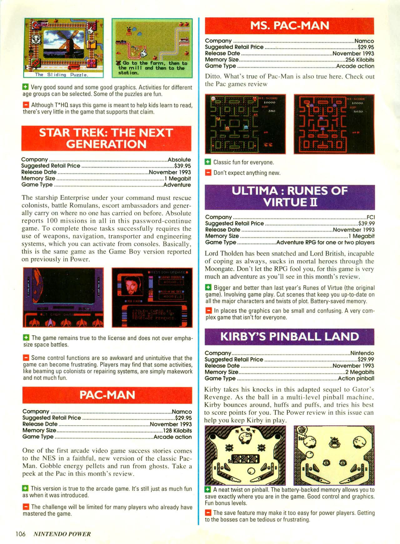 Read online Nintendo Power comic -  Issue #54 - 111