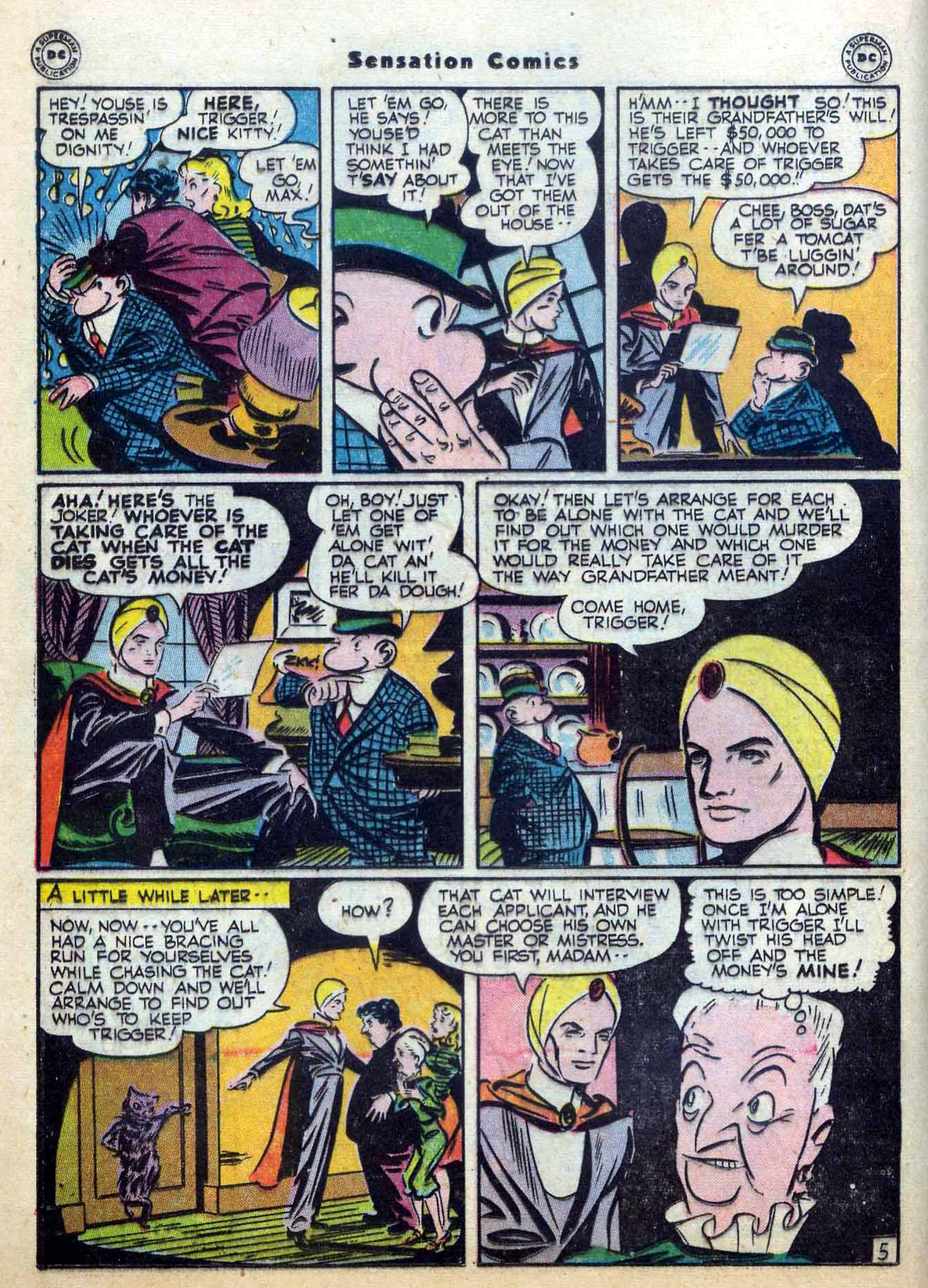 Read online Sensation (Mystery) Comics comic -  Issue #59 - 28