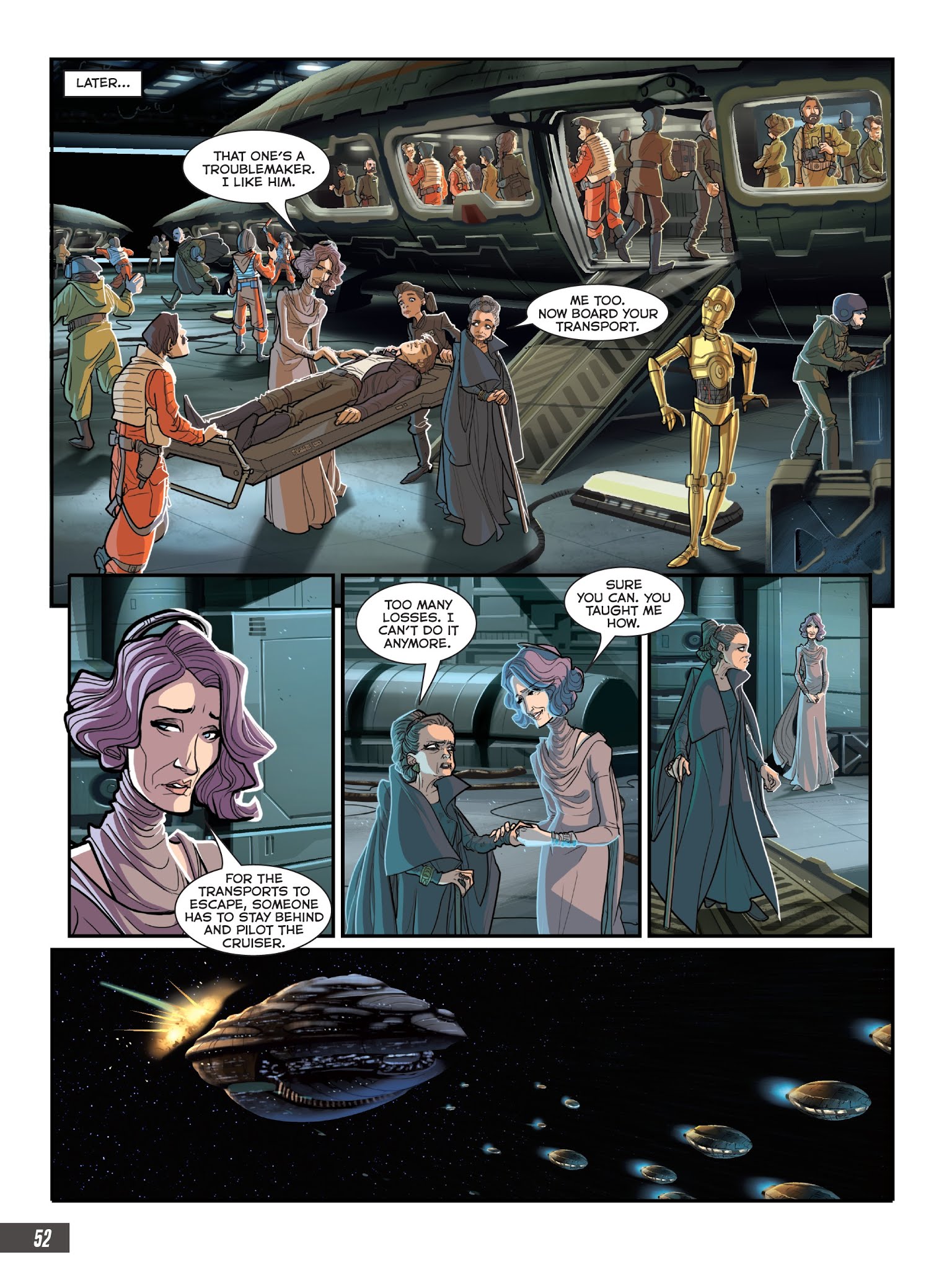 Read online Star Wars: The Last Jedi Graphic Novel Adaptation comic -  Issue # TPB - 54