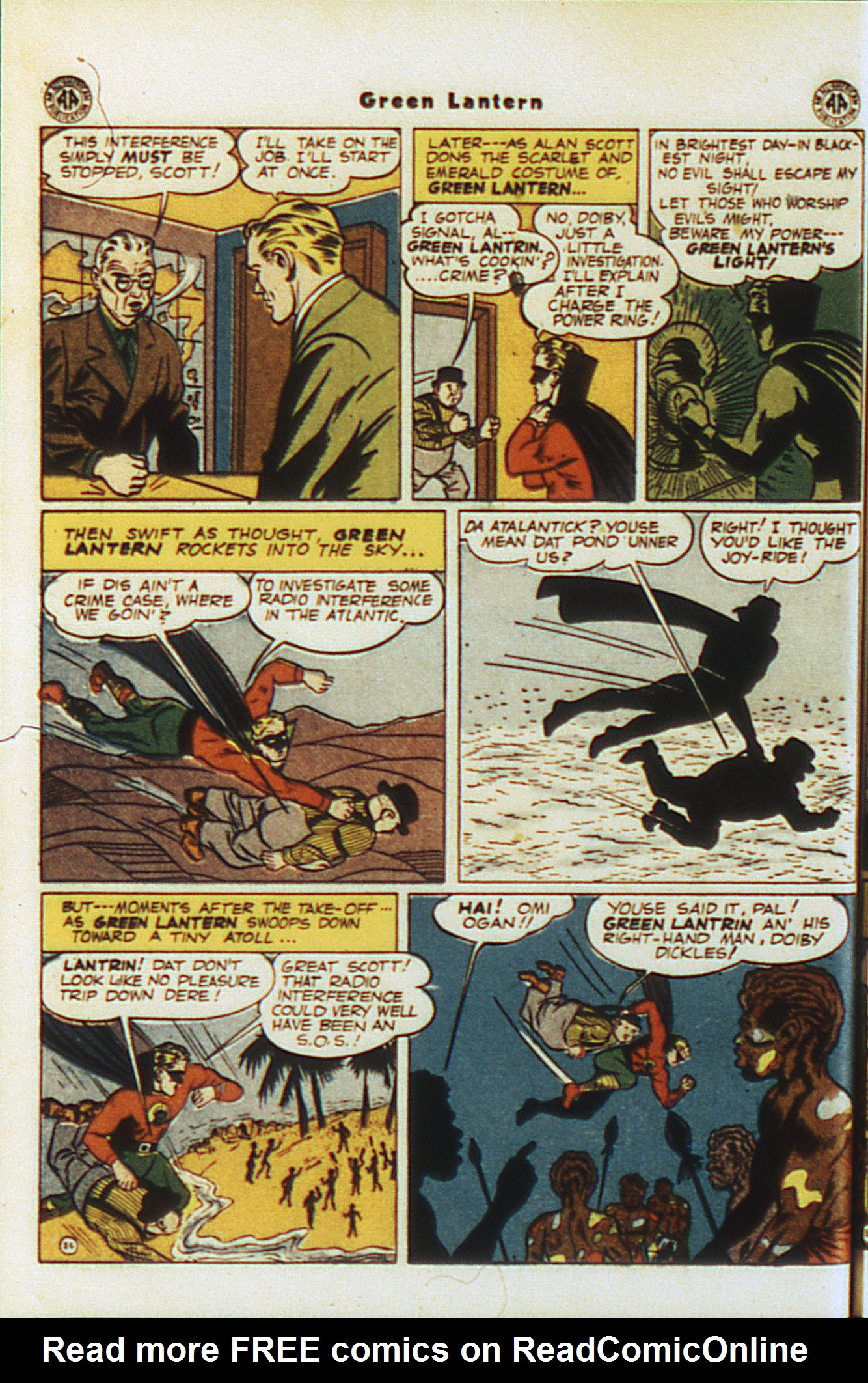 Read online Green Lantern (1941) comic -  Issue #16 - 39