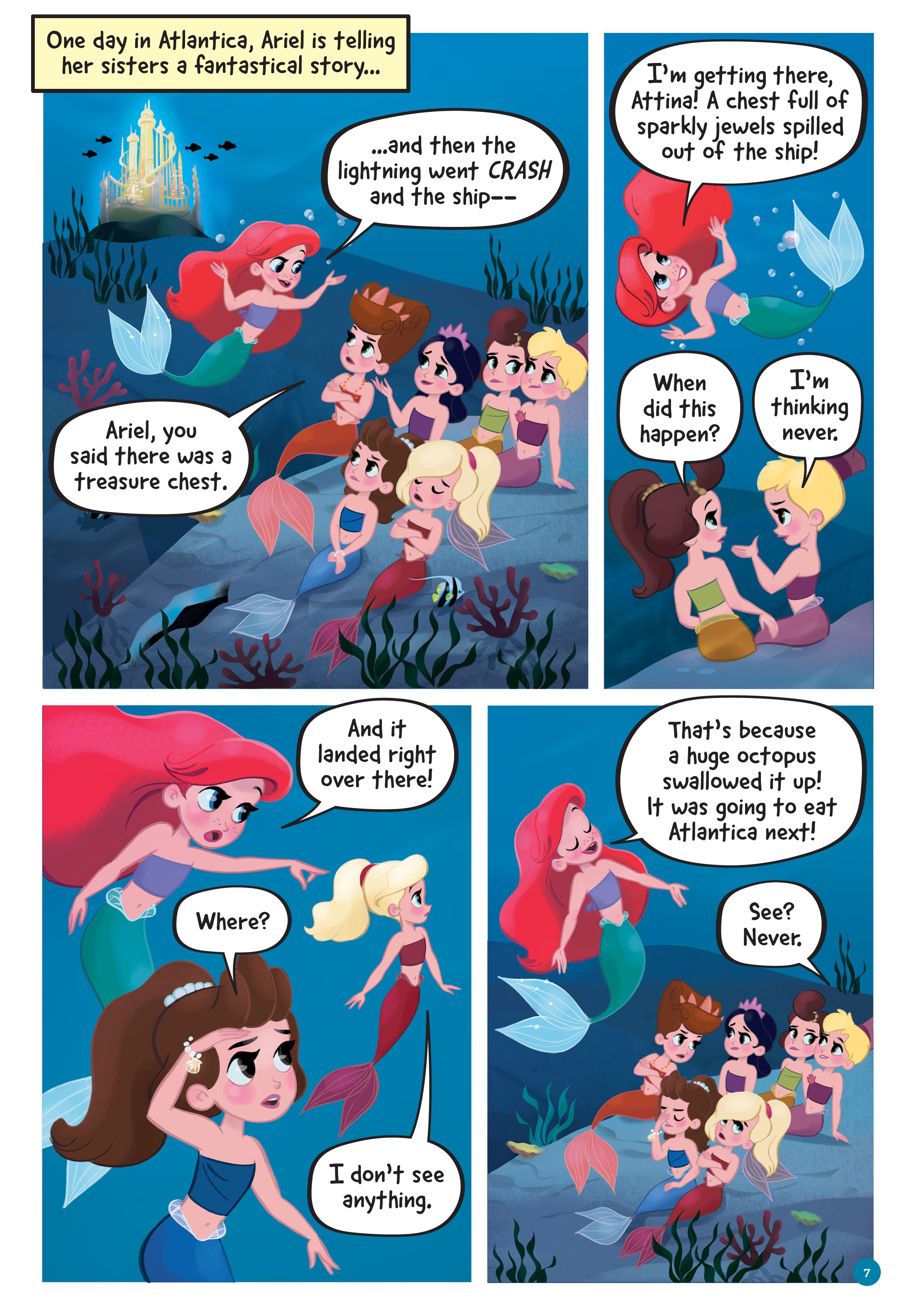 Read online Disney Princess: Ariel and the Sea Wolf comic -  Issue # Full - 6