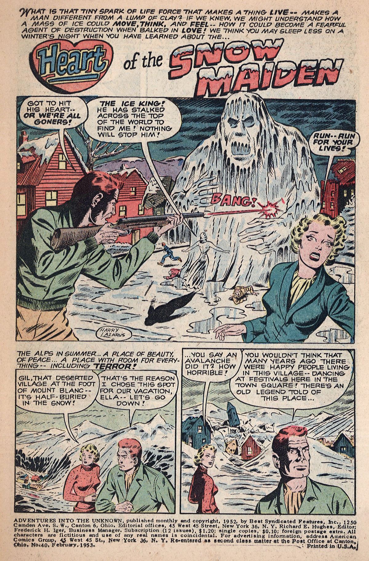Read online Adventures Into The Unknown comic -  Issue #40 - 3