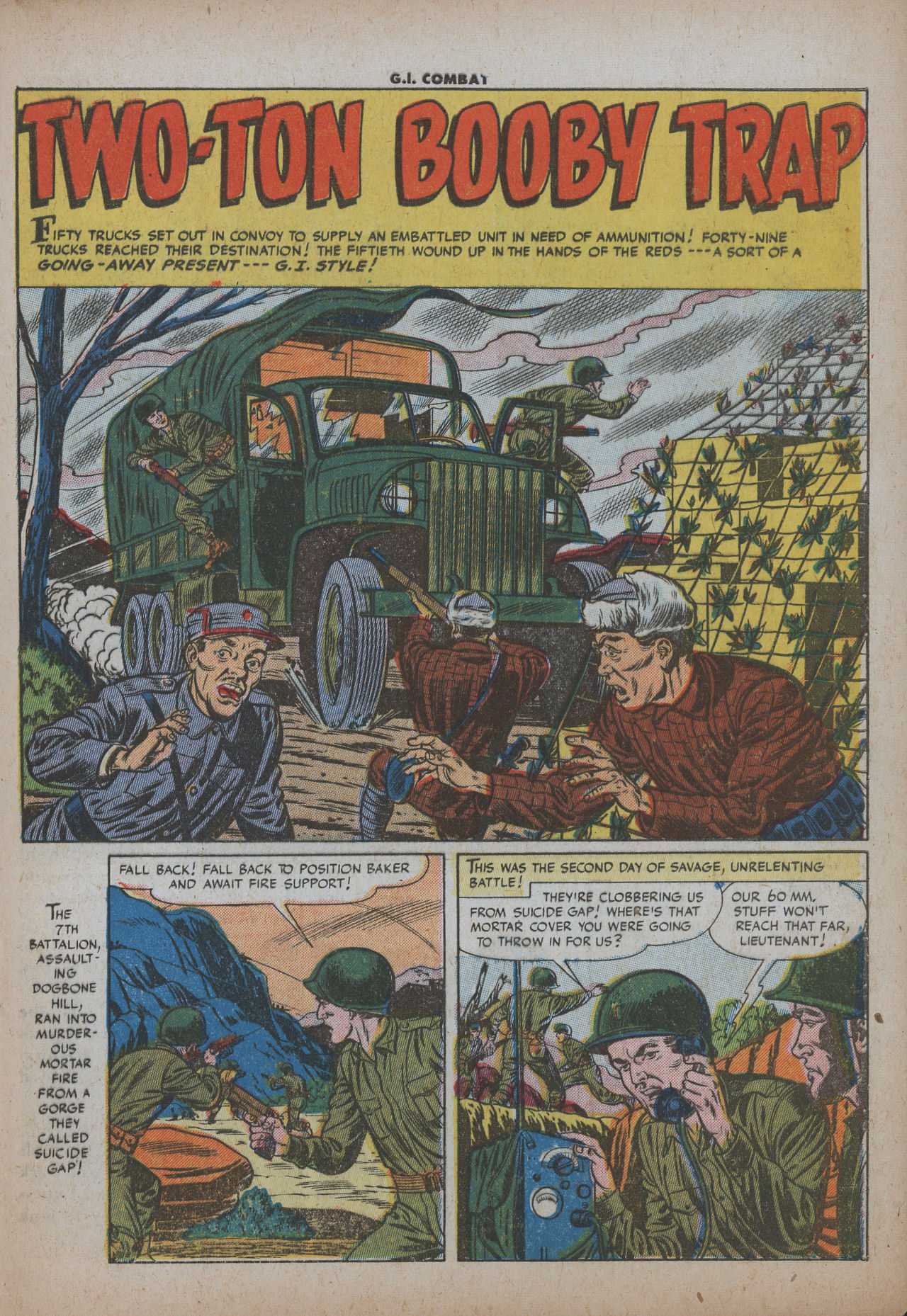 Read online G.I. Combat (1952) comic -  Issue #10 - 28