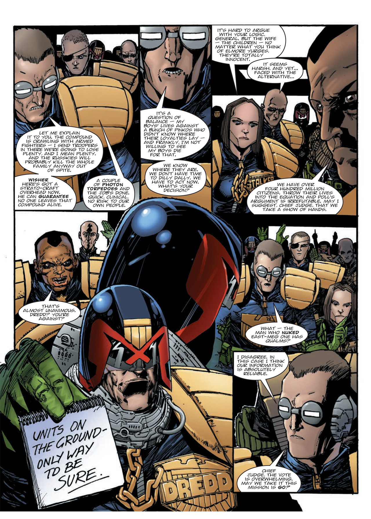 Read online Judge Dredd: Day of Chaos - The Fourth Faction comic -  Issue # TPB (Part 2) - 44