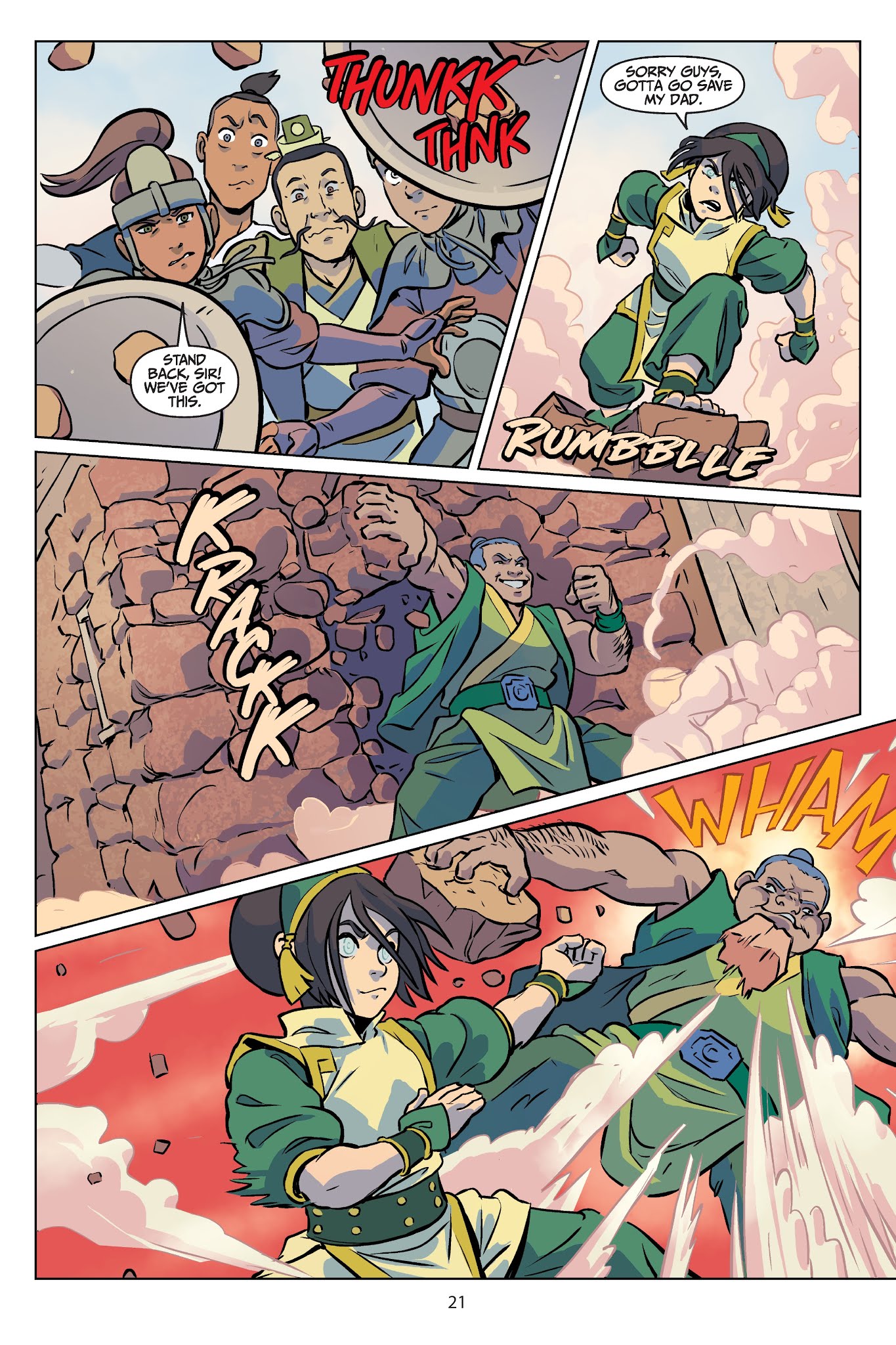 Read online Nickelodeon Avatar: The Last Airbender - Imbalance comic -  Issue # TPB 1 - 22