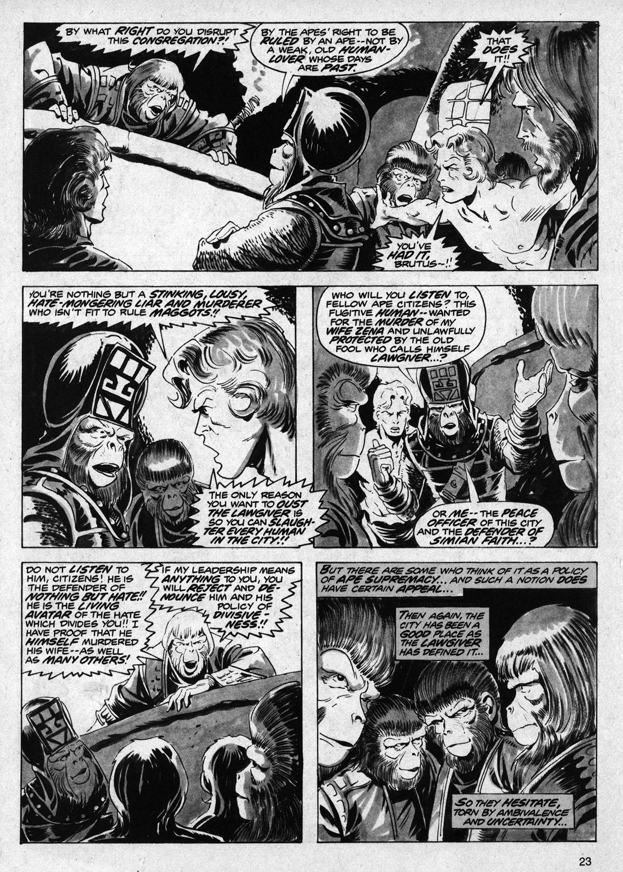 Read online Planet of the Apes comic -  Issue #11 - 23