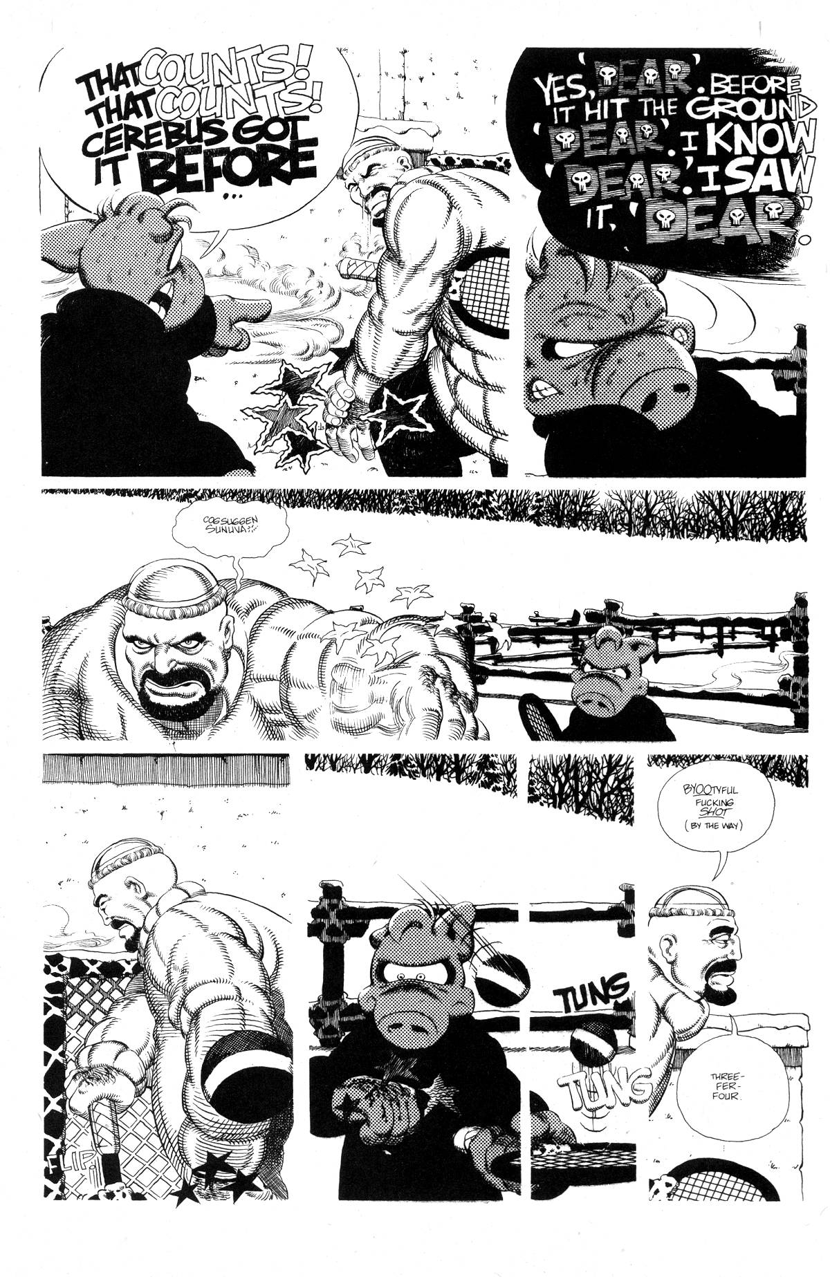 Read online Cerebus comic -  Issue #210 - 9