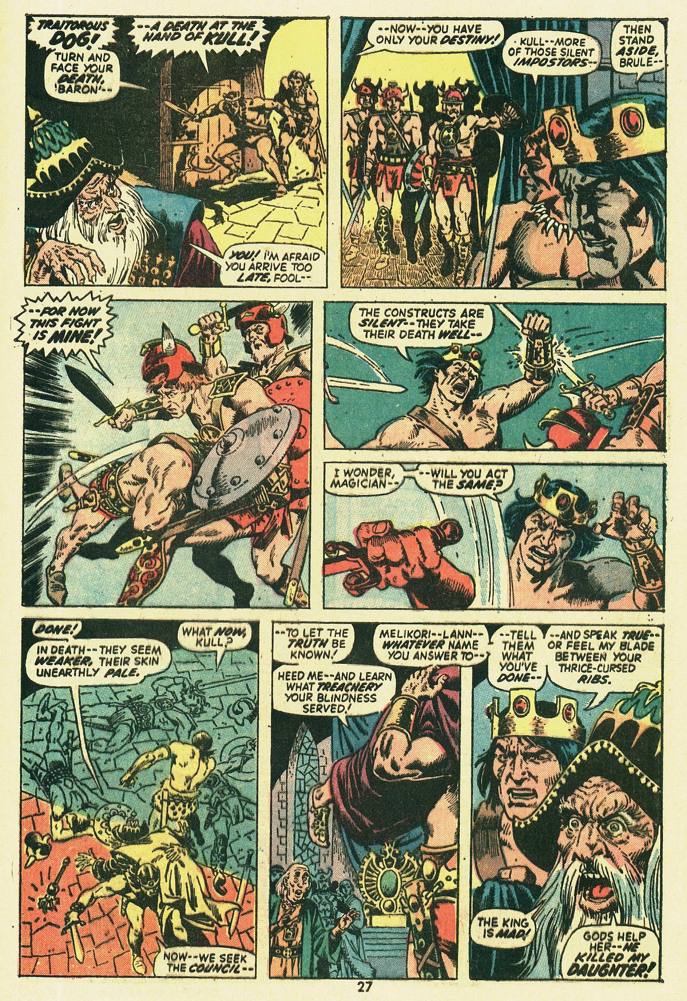 Read online Kull, the Conqueror (1971) comic -  Issue #4 - 18