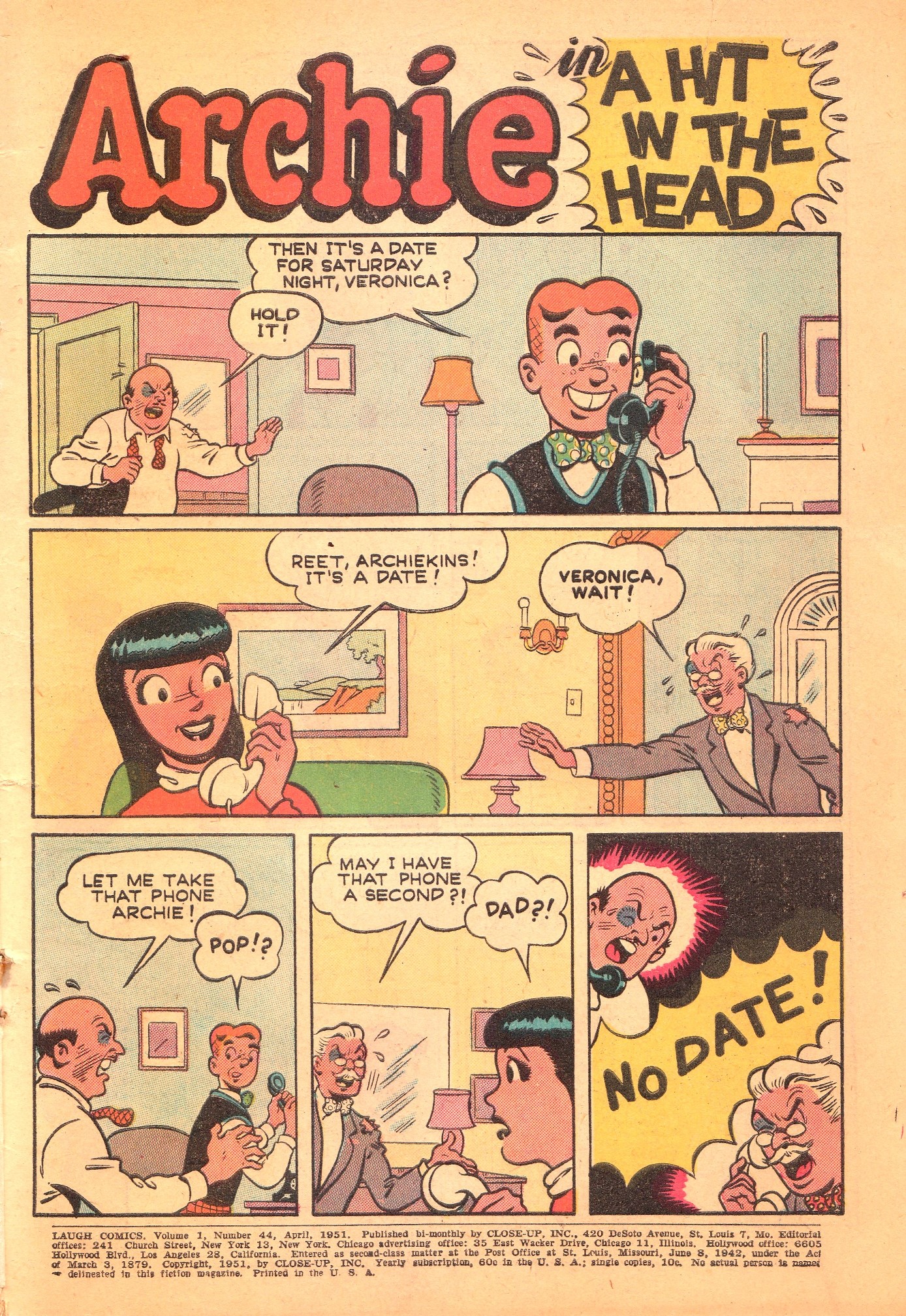 Read online Laugh (Comics) comic -  Issue #44 - 3