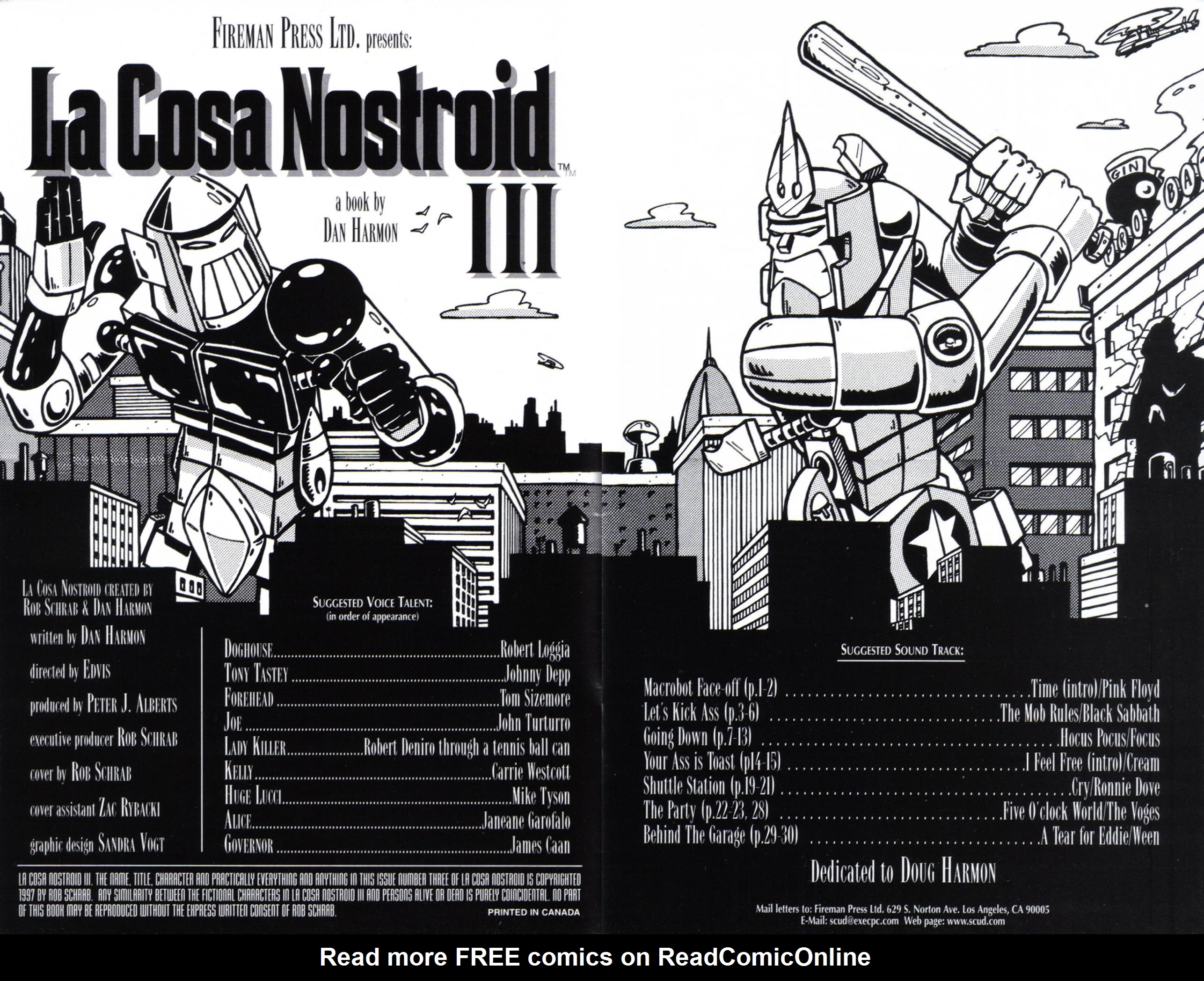 Read online La Cosa Nostroid comic -  Issue #3 - 2