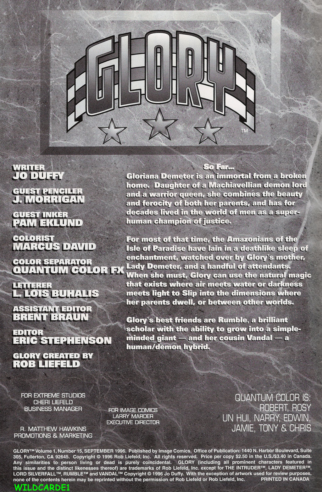 Read online Glory comic -  Issue #15 - 2