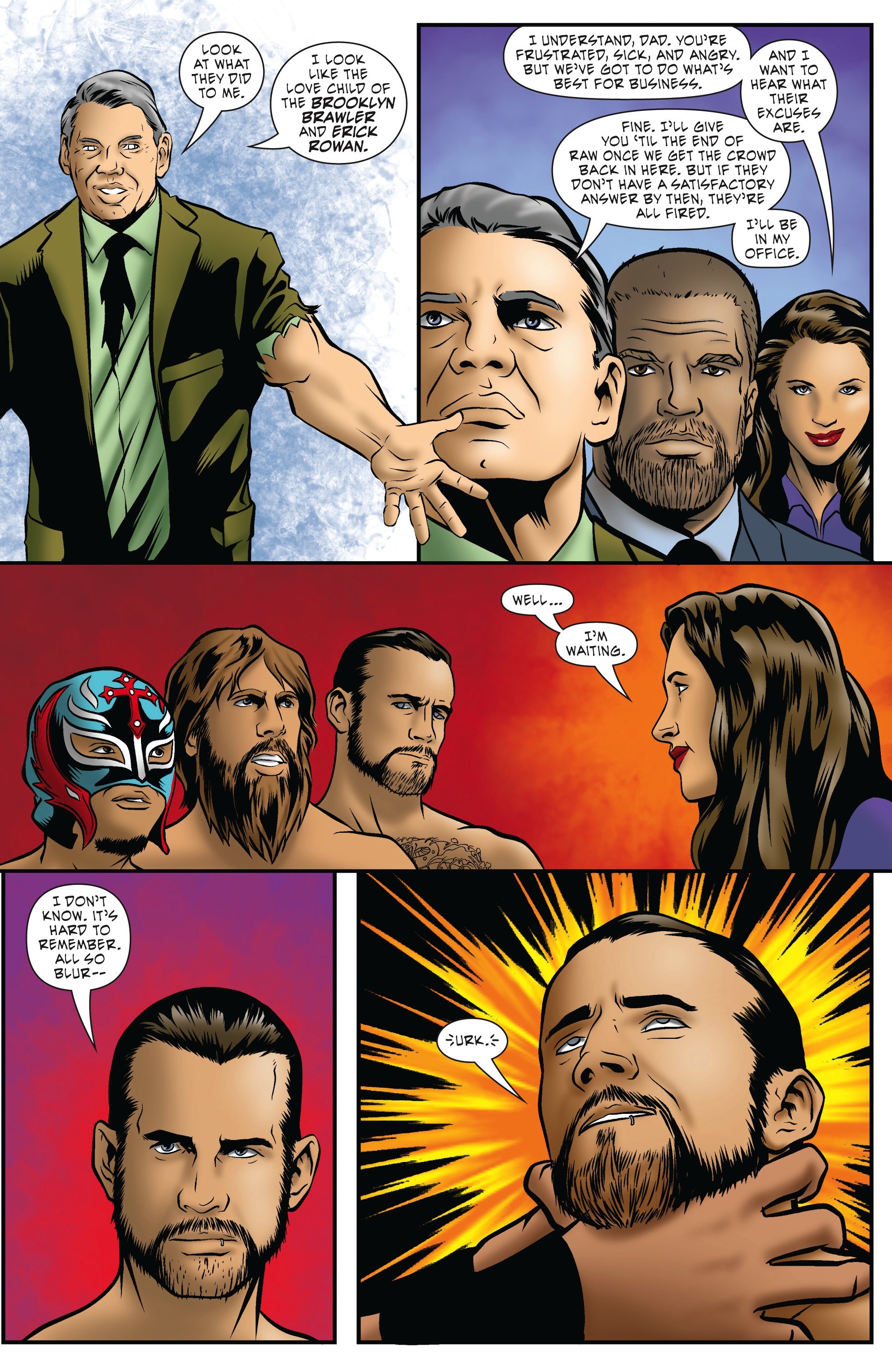 Read online WWE Superstars comic -  Issue #5 - 7