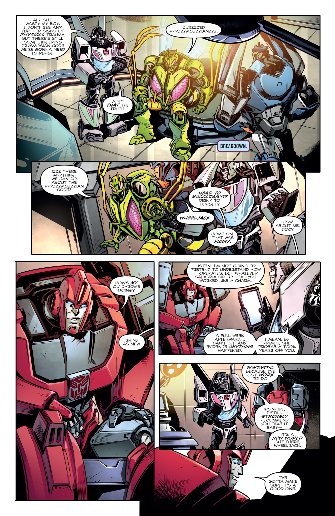 Read online Transformers vs. Visionaries comic -  Issue #5 - 21