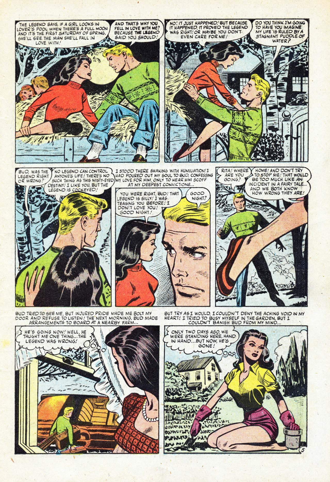 Read online Love Romances comic -  Issue #38 - 7