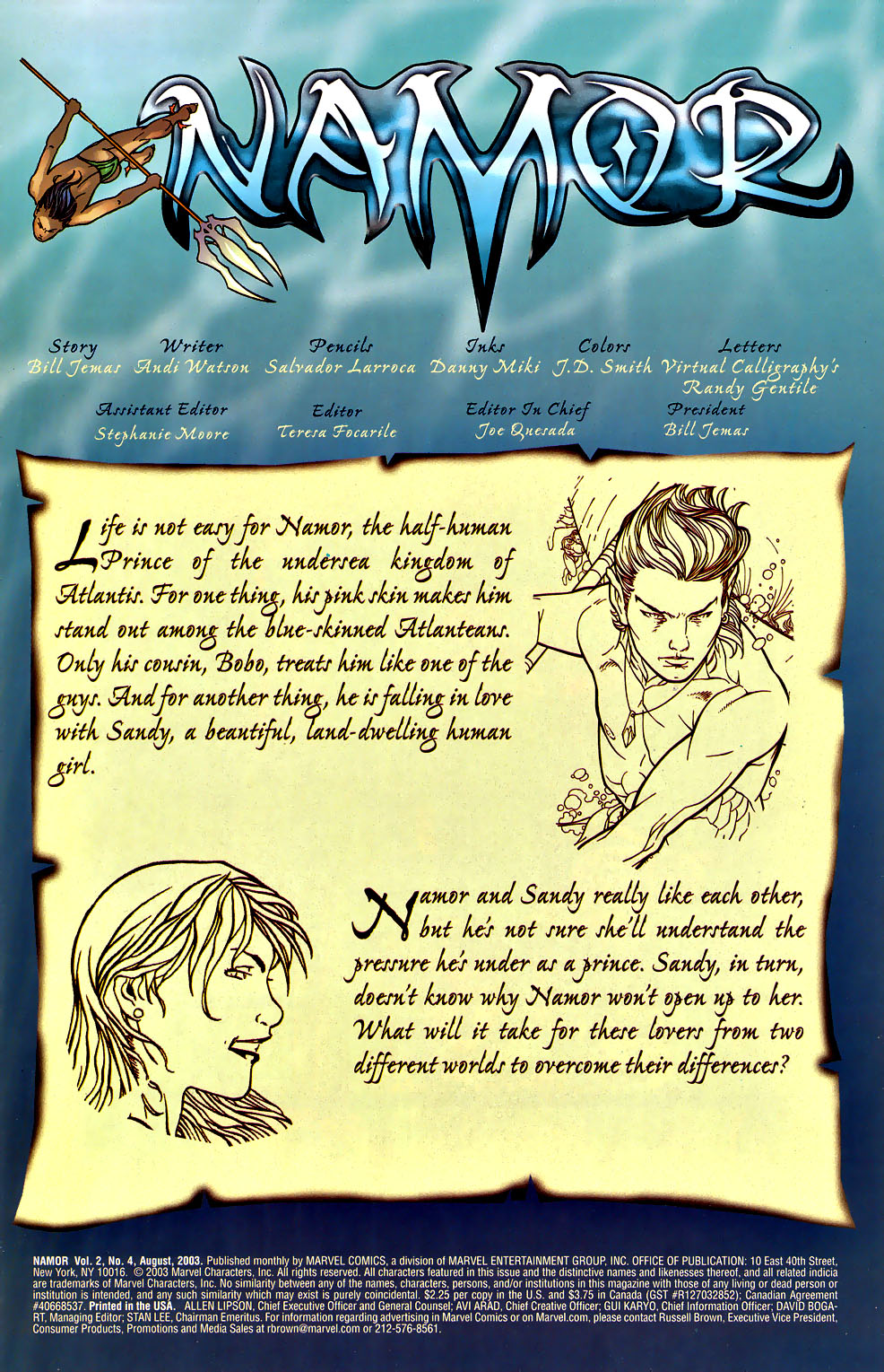 Read online Namor comic -  Issue #4 - 2