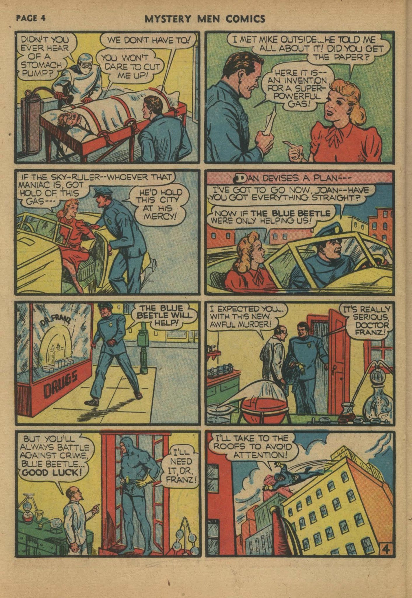 Read online Mystery Men Comics comic -  Issue #19 - 6