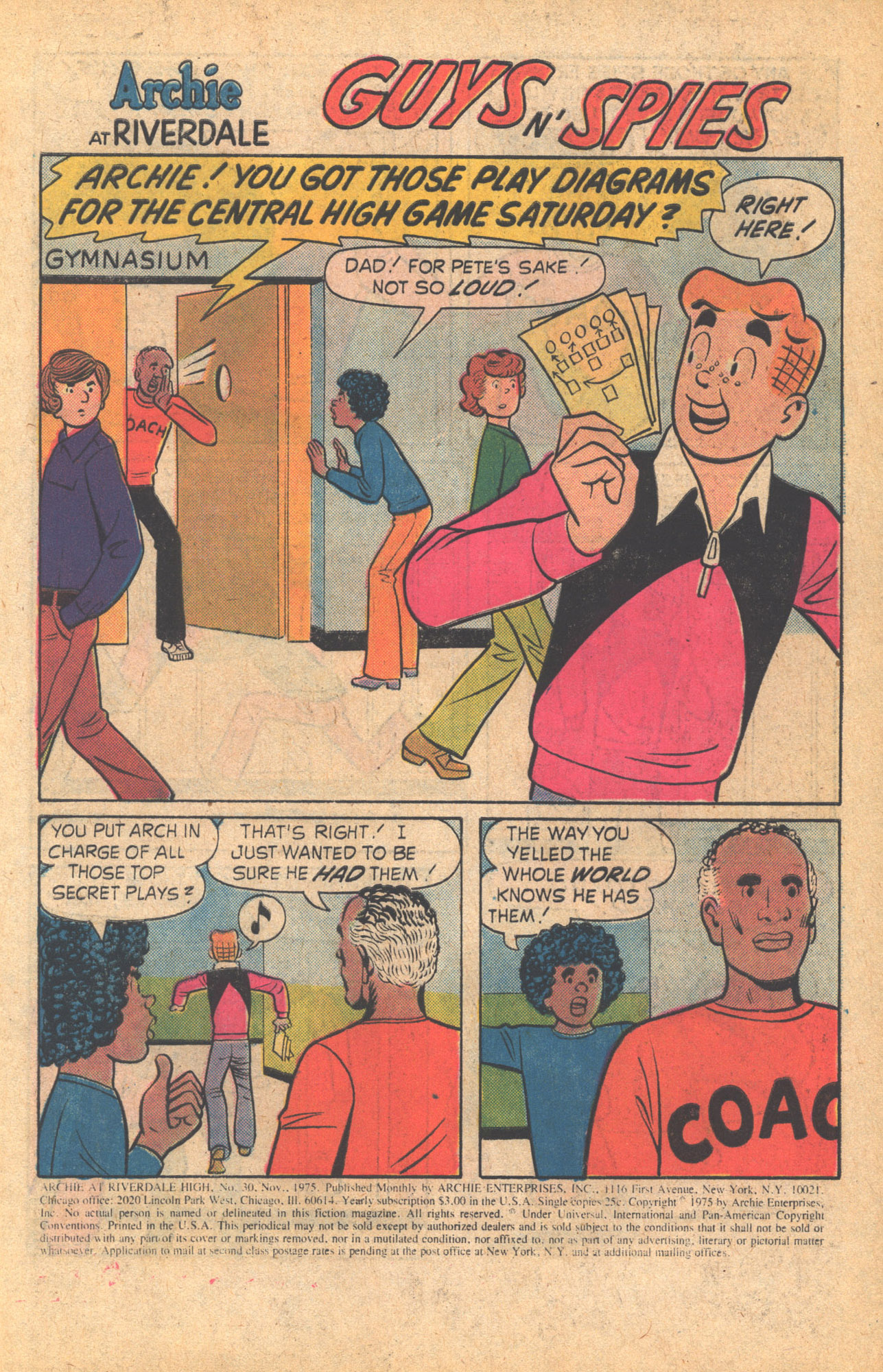 Read online Archie at Riverdale High (1972) comic -  Issue #30 - 3