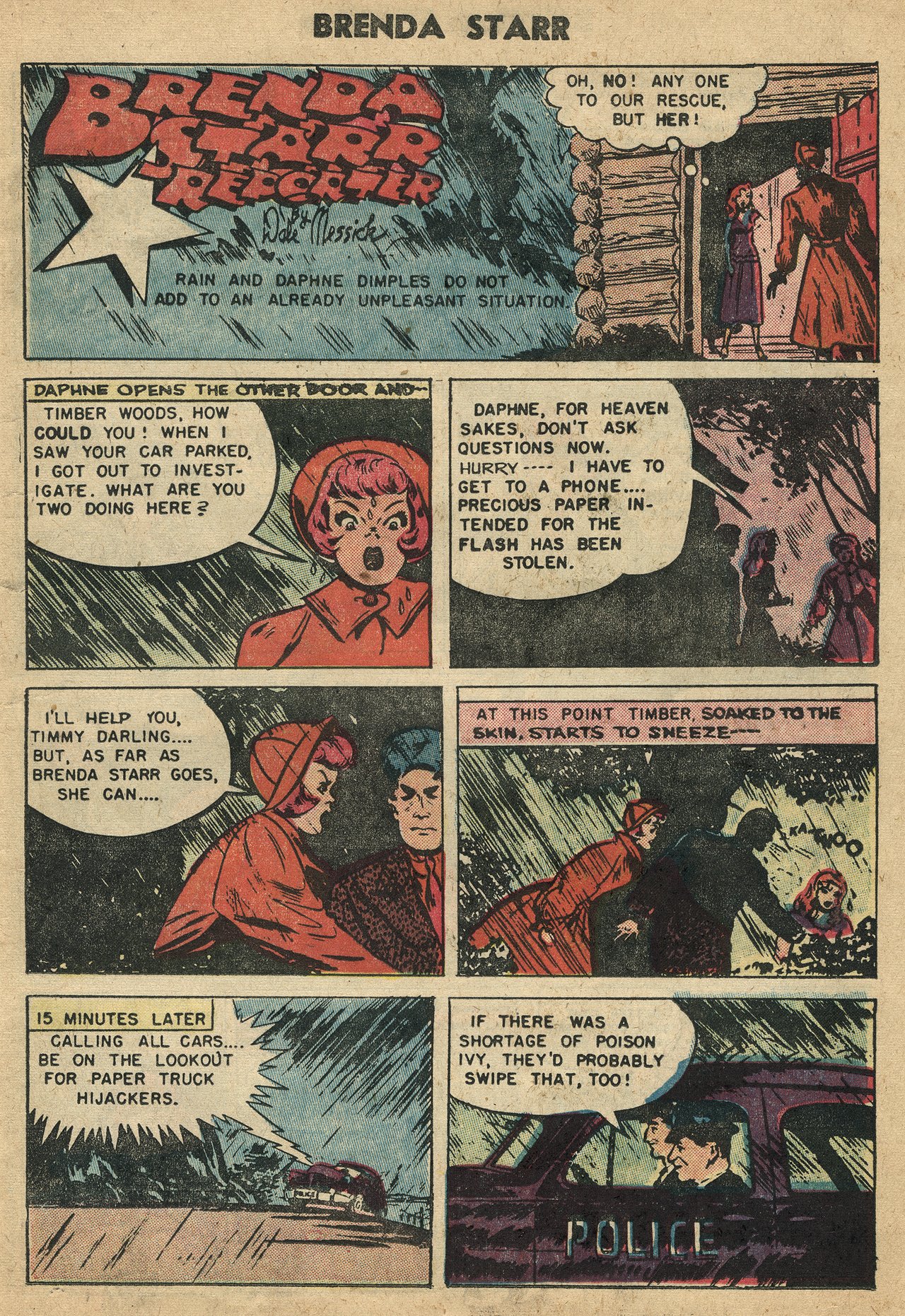 Read online Brenda Starr (1948) comic -  Issue #14 - 15