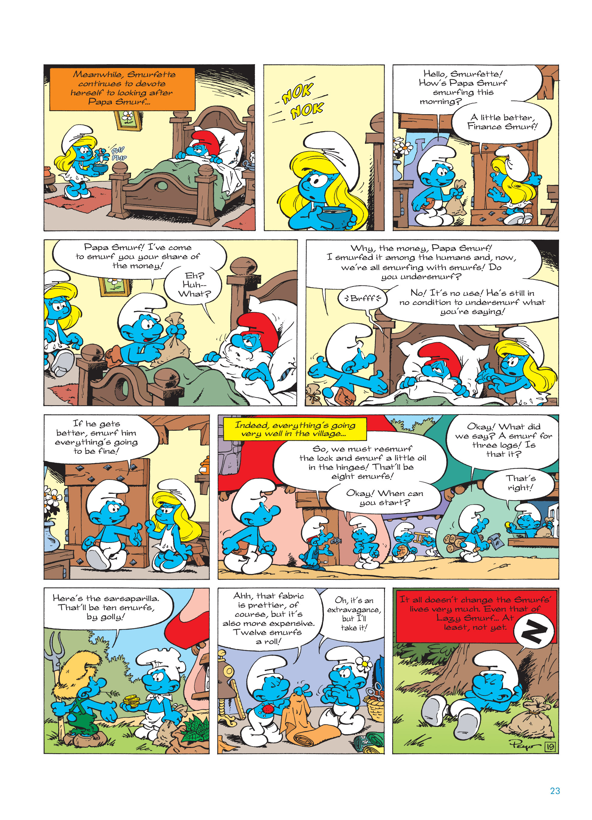 Read online The Smurfs comic -  Issue #18 - 23