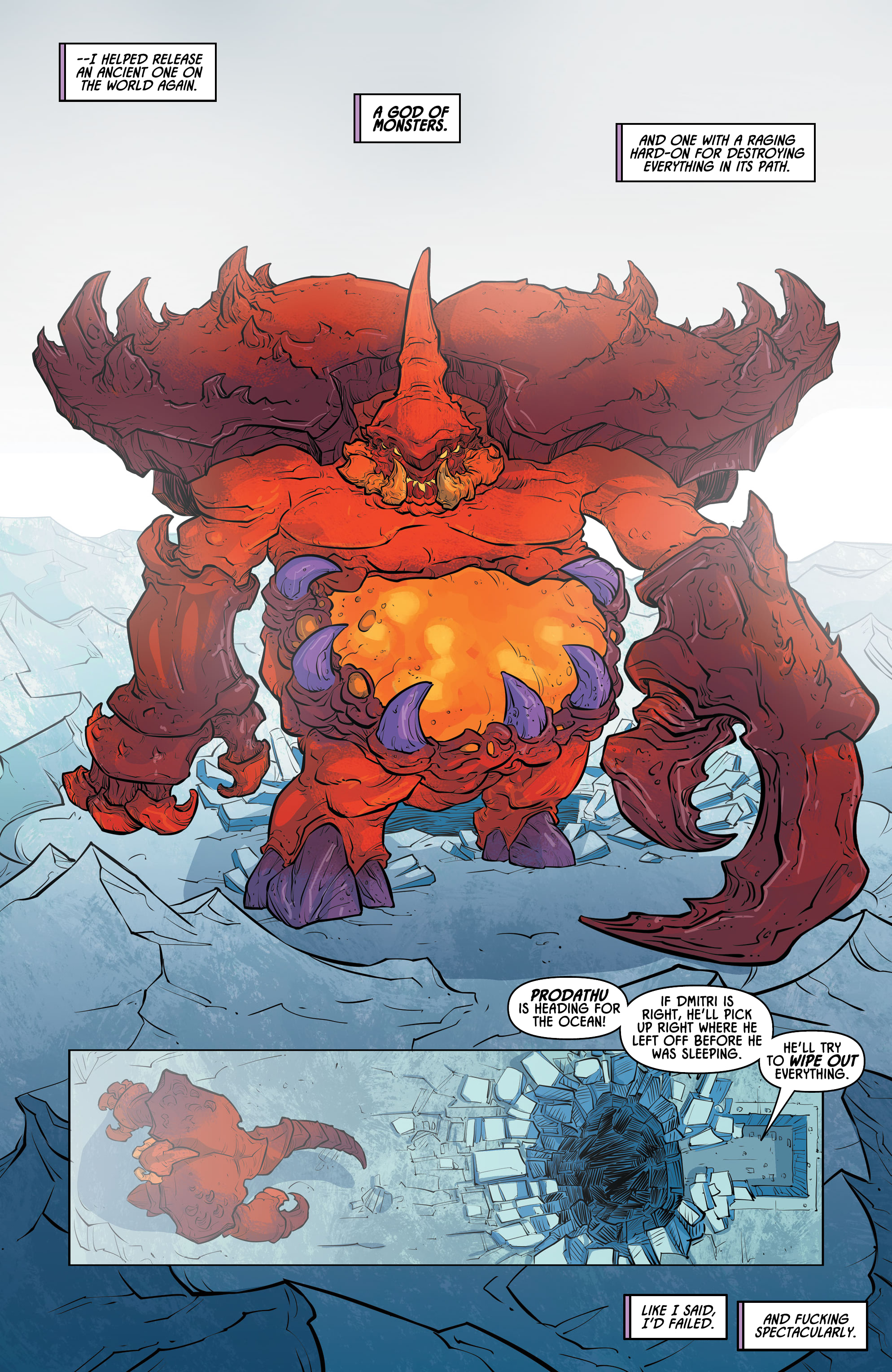Read online Kaiju Score: Steal From the Gods comic -  Issue #4 - 4