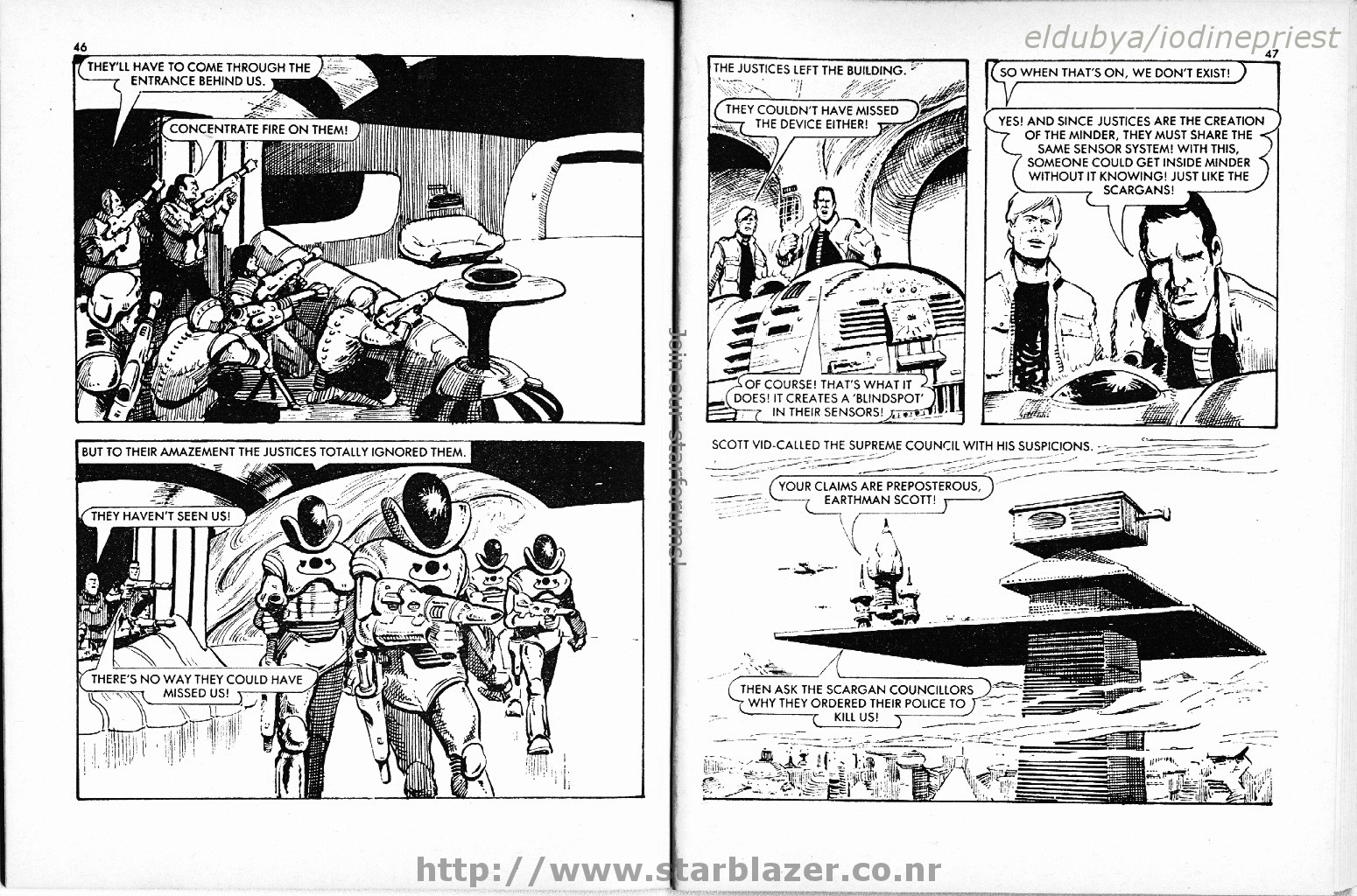 Read online Starblazer comic -  Issue #151 - 25