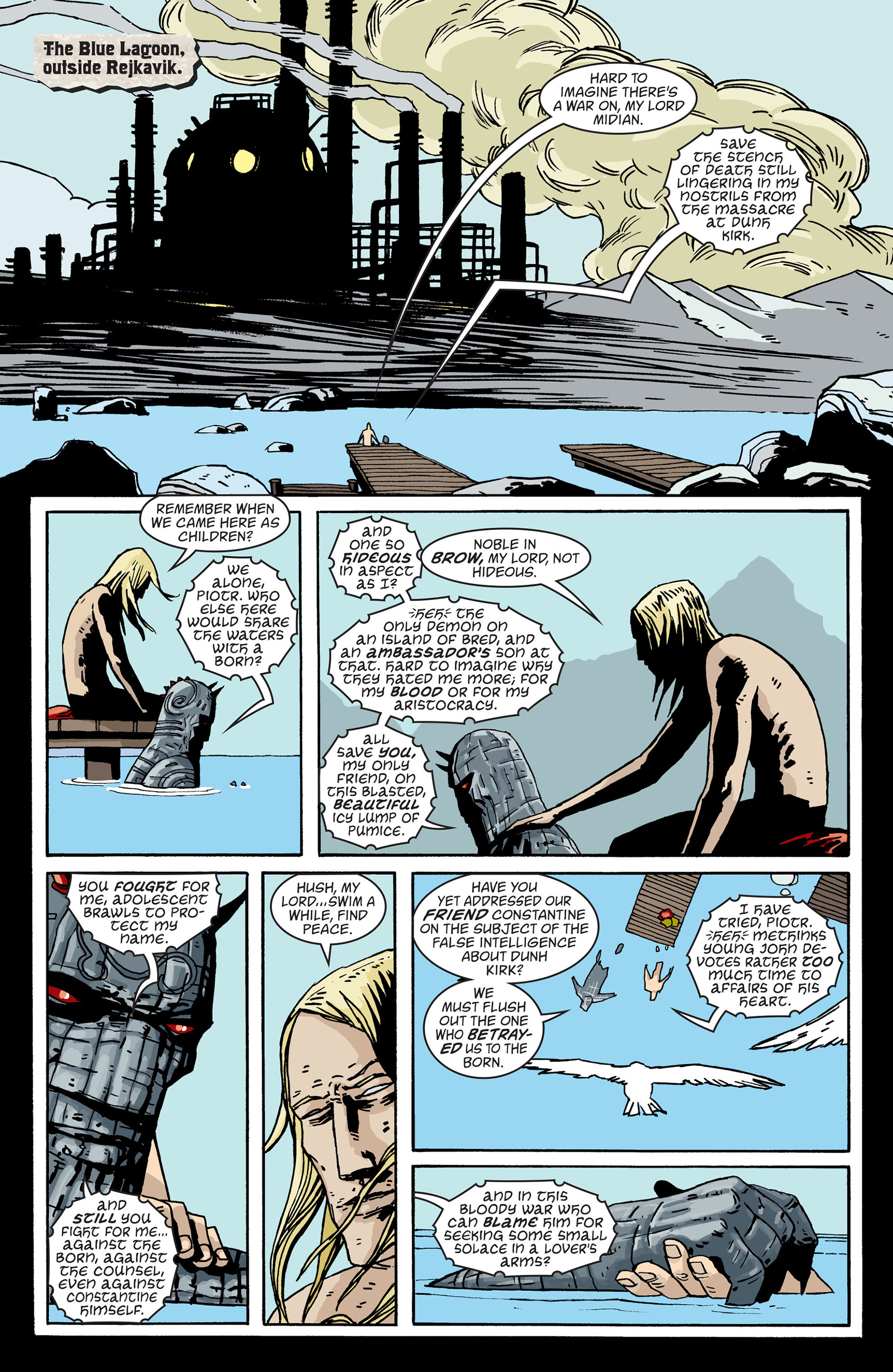 Read online Books of Magick: Life During Wartime comic -  Issue #5 - 10