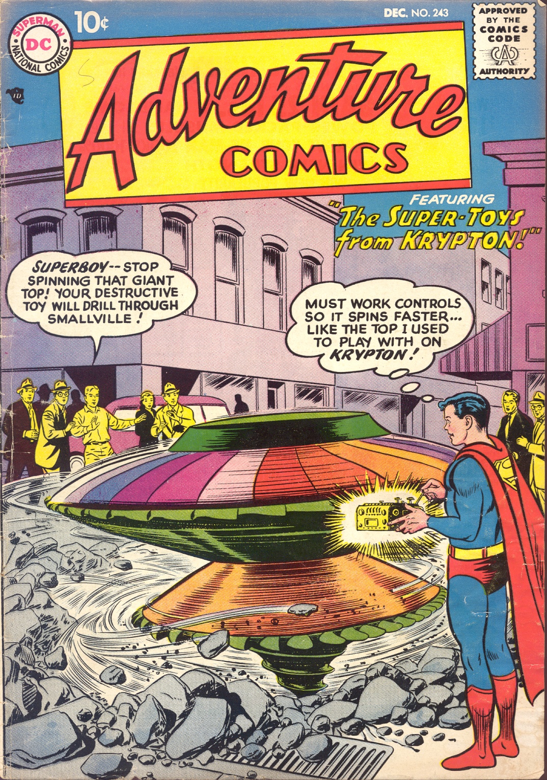 Read online Adventure Comics (1938) comic -  Issue #243 - 1
