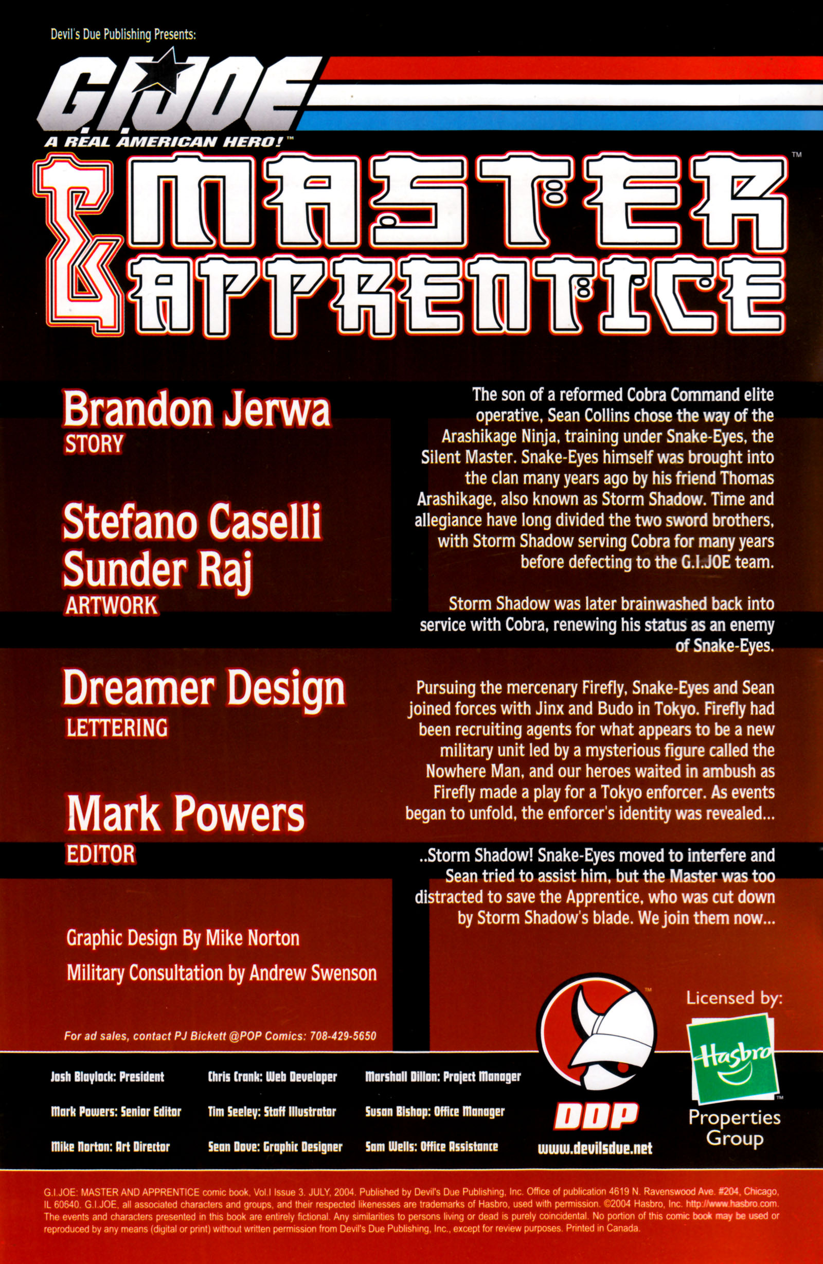 Read online G.I. Joe: Master & Apprentice comic -  Issue #3 - 2