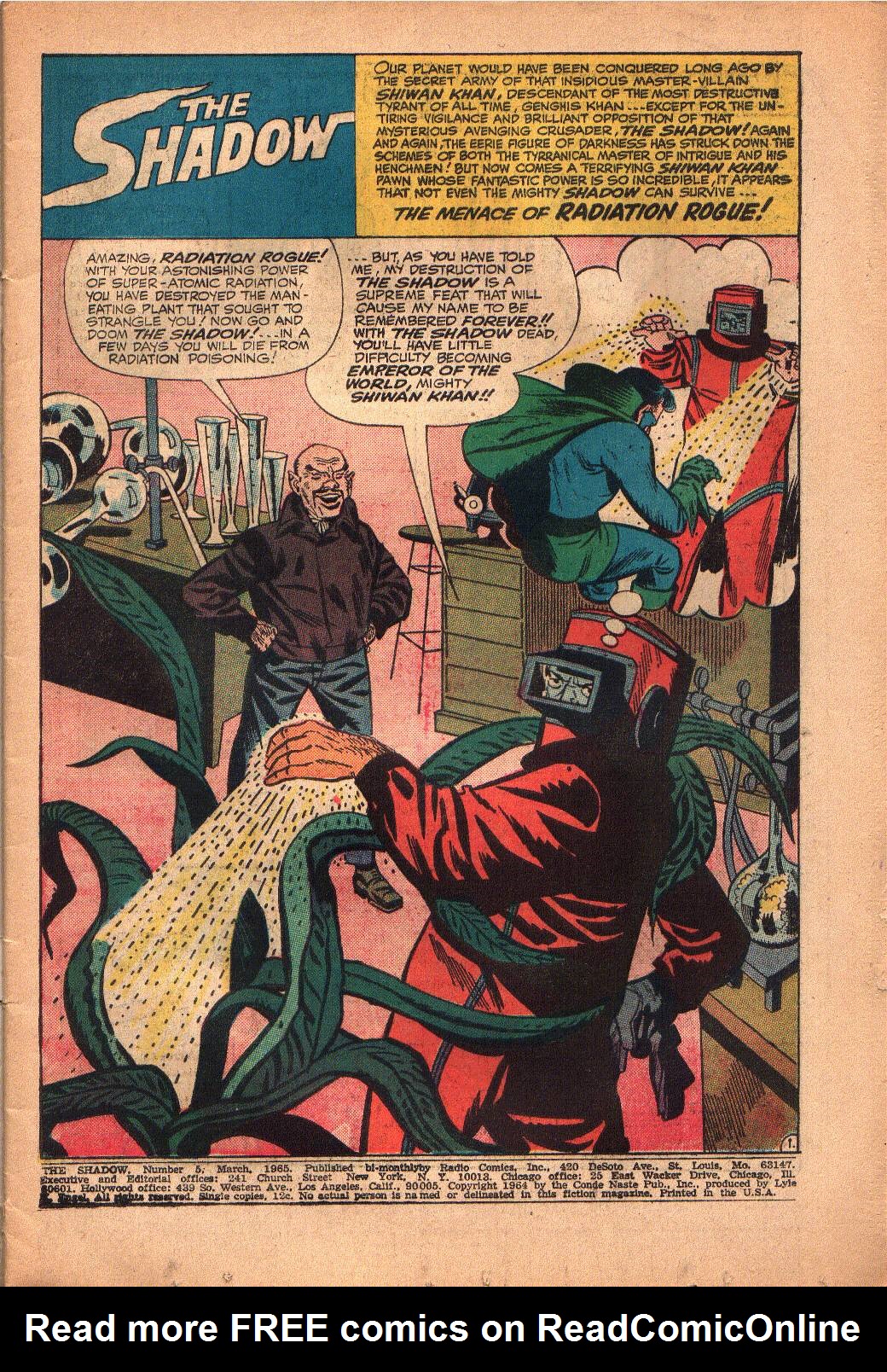Read online The Shadow (1964) comic -  Issue #5 - 2