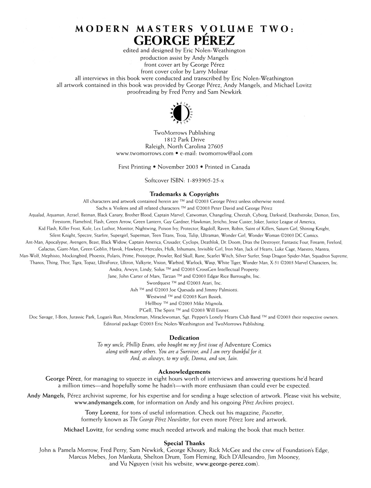 Read online Modern Masters comic -  Issue #2 - 3