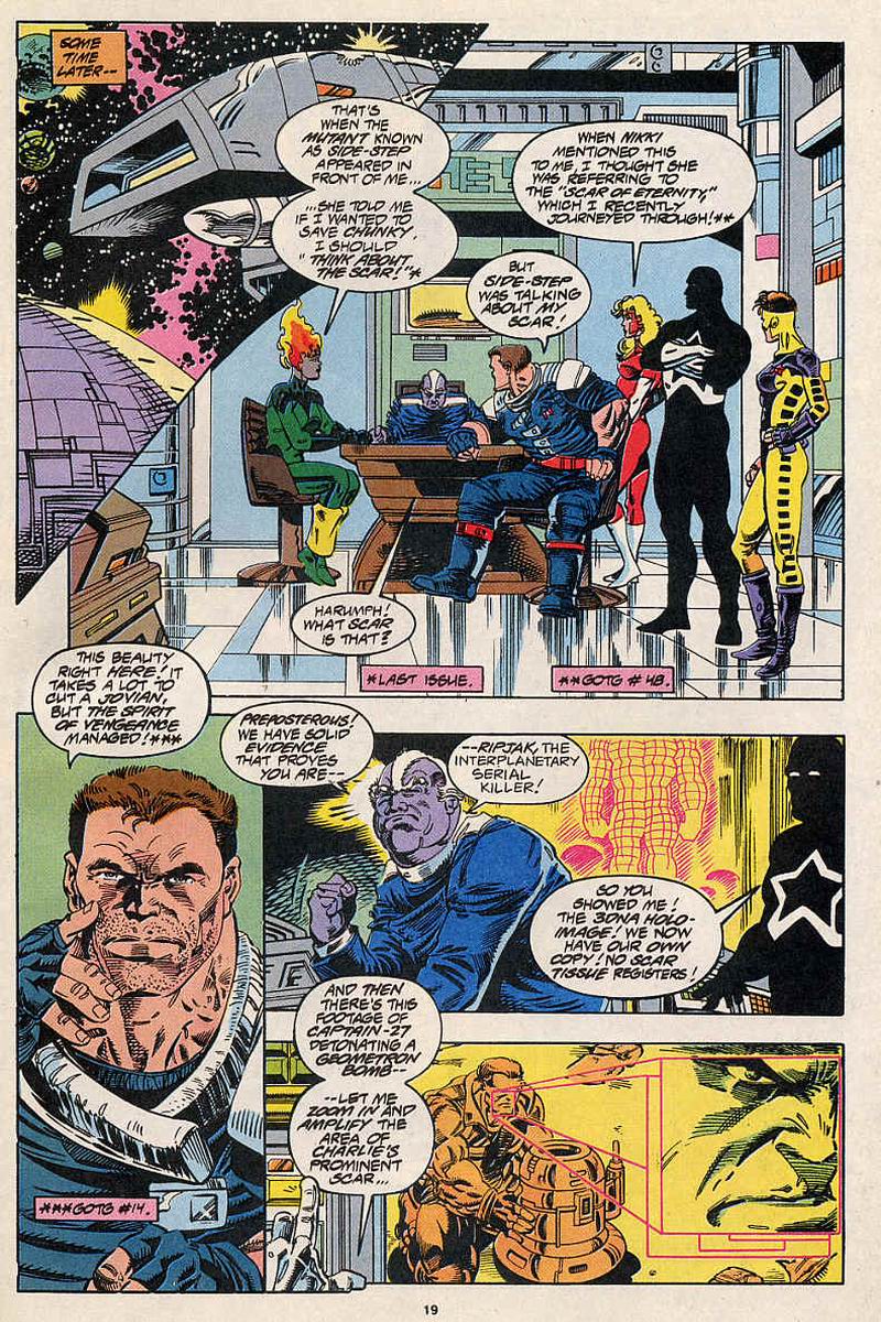 Read online Guardians of the Galaxy (1990) comic -  Issue #53 - 16