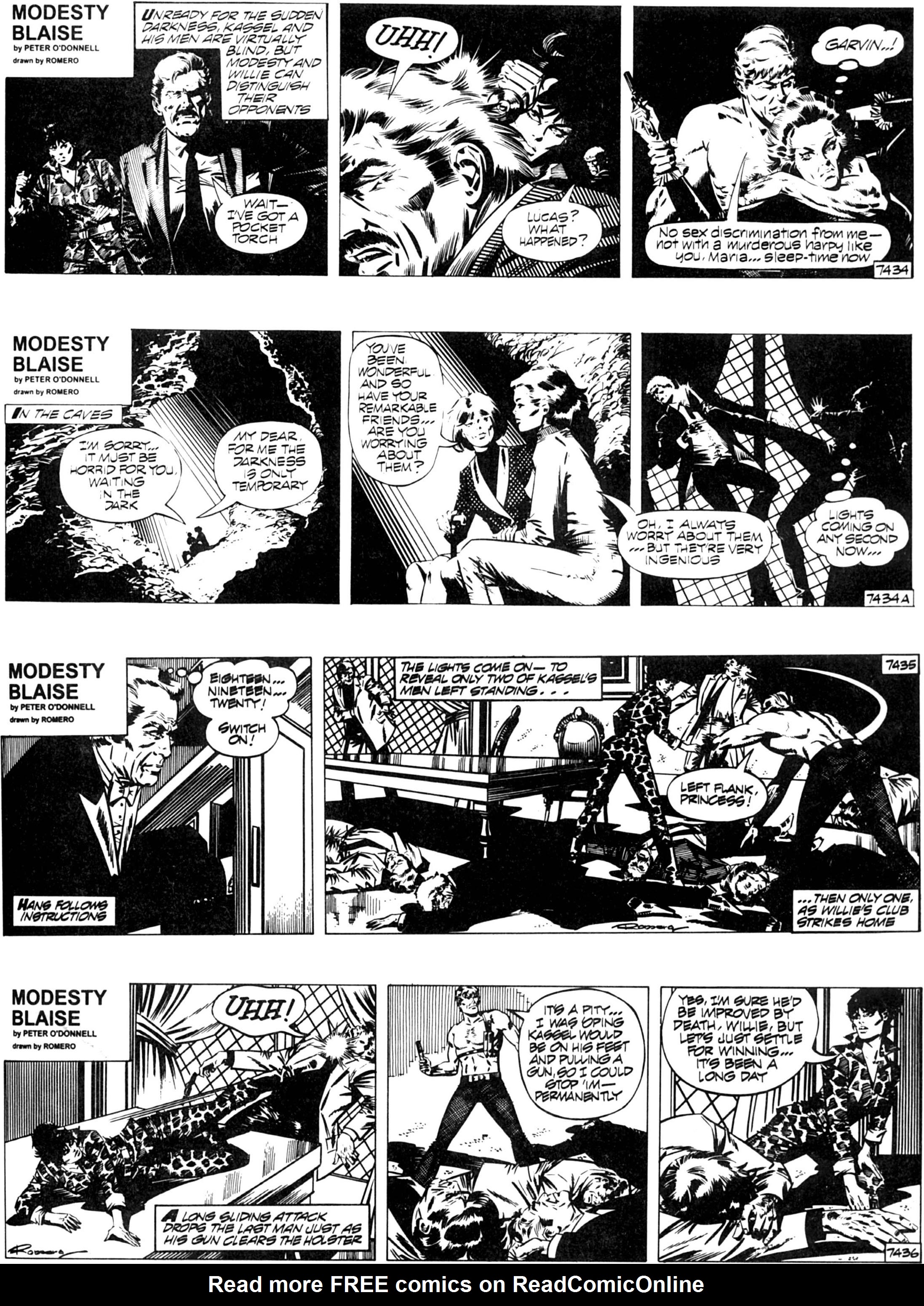Read online Modesty Blaise: Lady in the Dark comic -  Issue # Full - 30