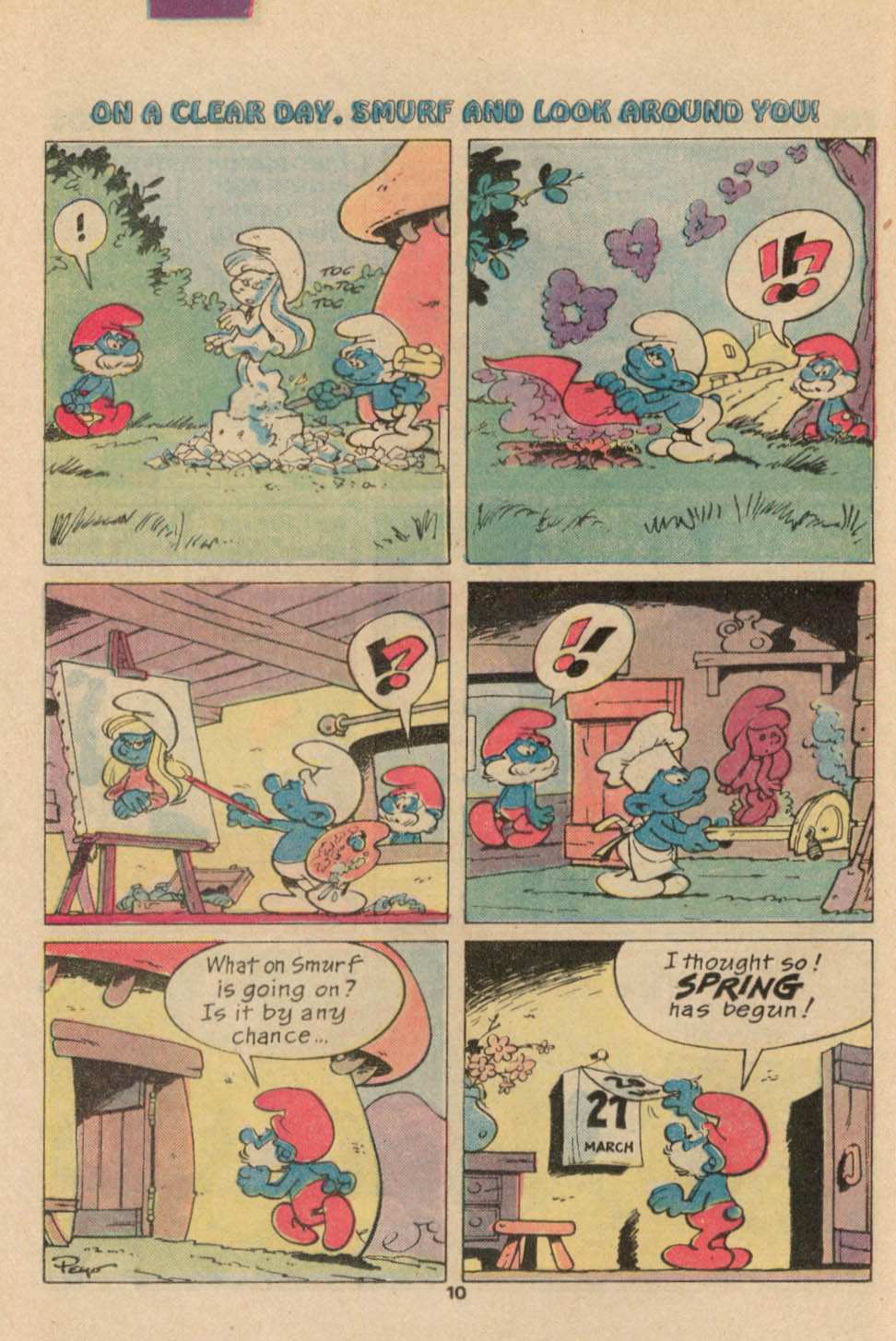 Read online Smurfs comic -  Issue #2 - 10