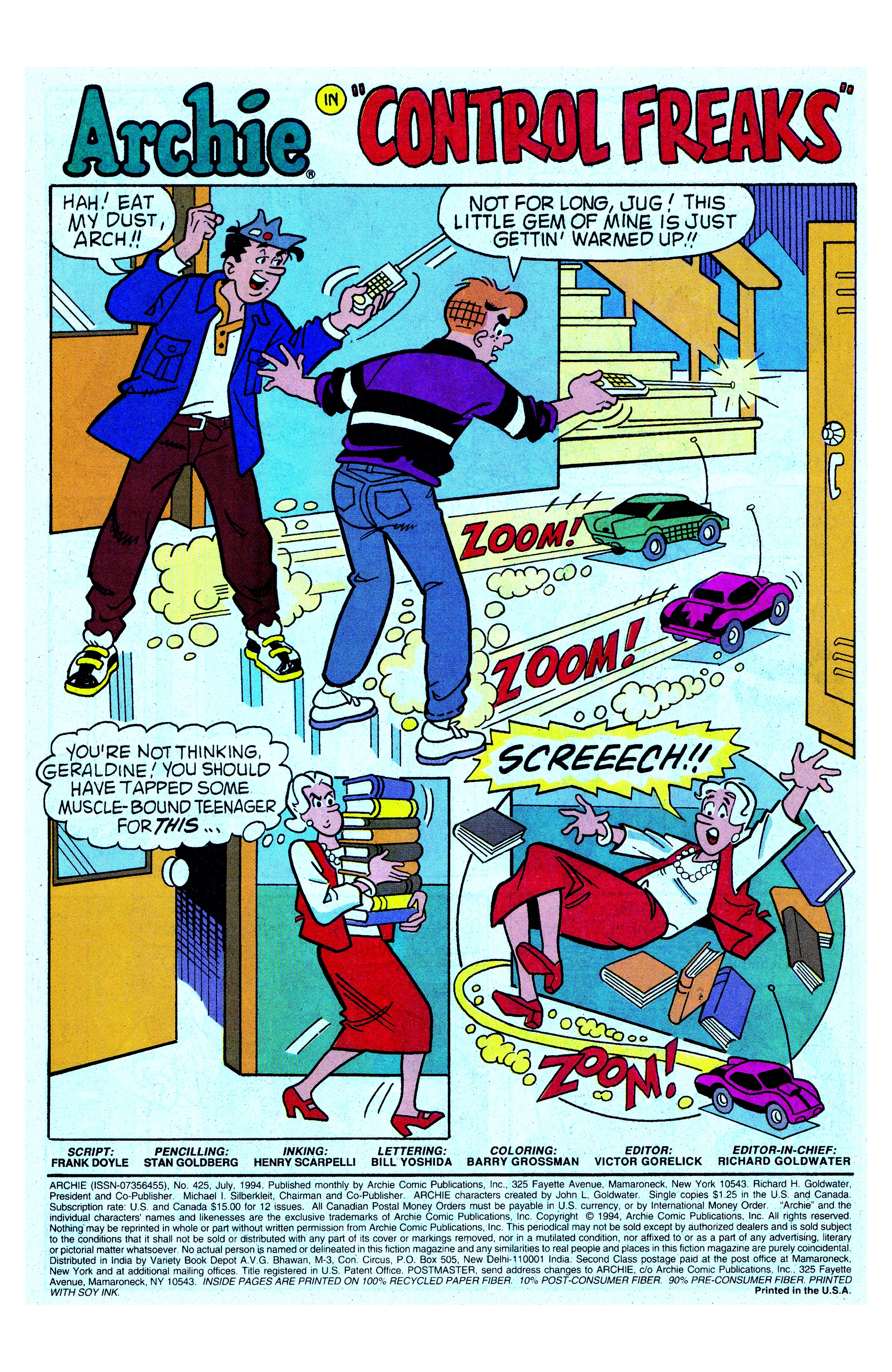 Read online Archie (1960) comic -  Issue #425 - 2