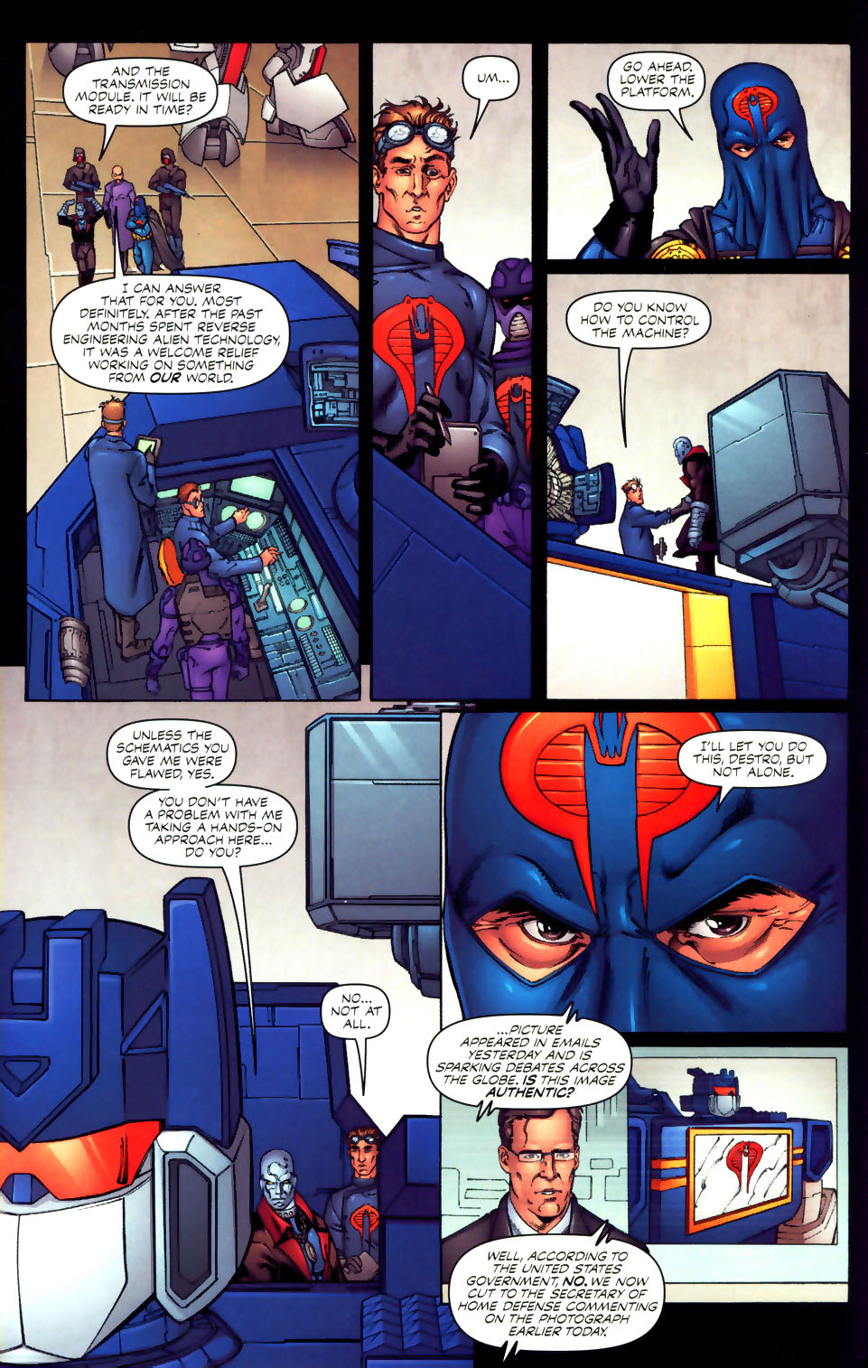 Read online G.I. Joe vs. The Transformers comic -  Issue #3 - 7