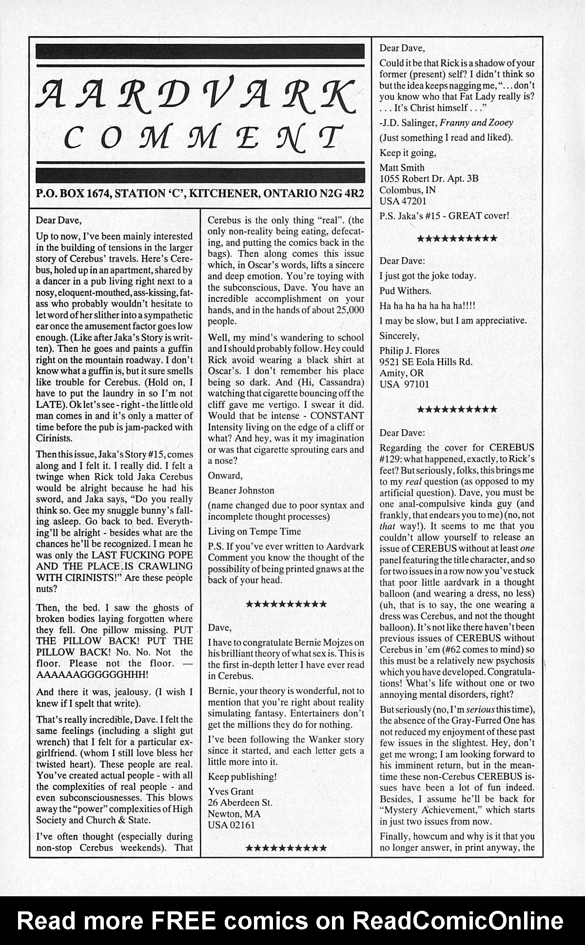 Cerebus Issue #133 #132 - English 23