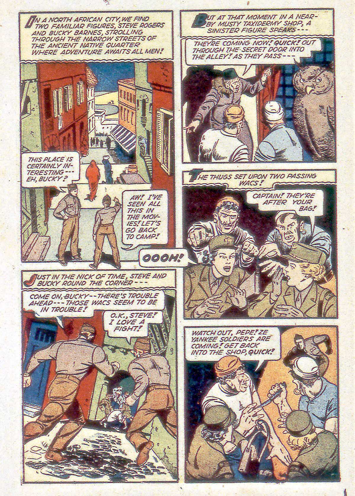 Read online Captain America Comics comic -  Issue #33 - 32