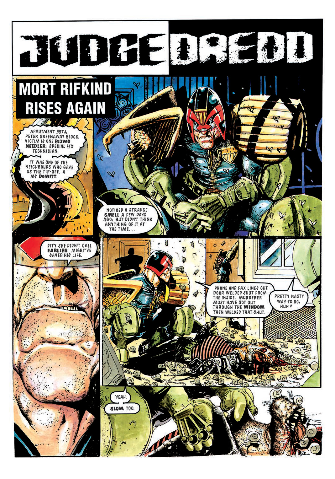 Read online Judge Dredd [Collections - Rebellion] comic -  Issue # TPB Judge Dredd - Heavy Metal Dredd - 61