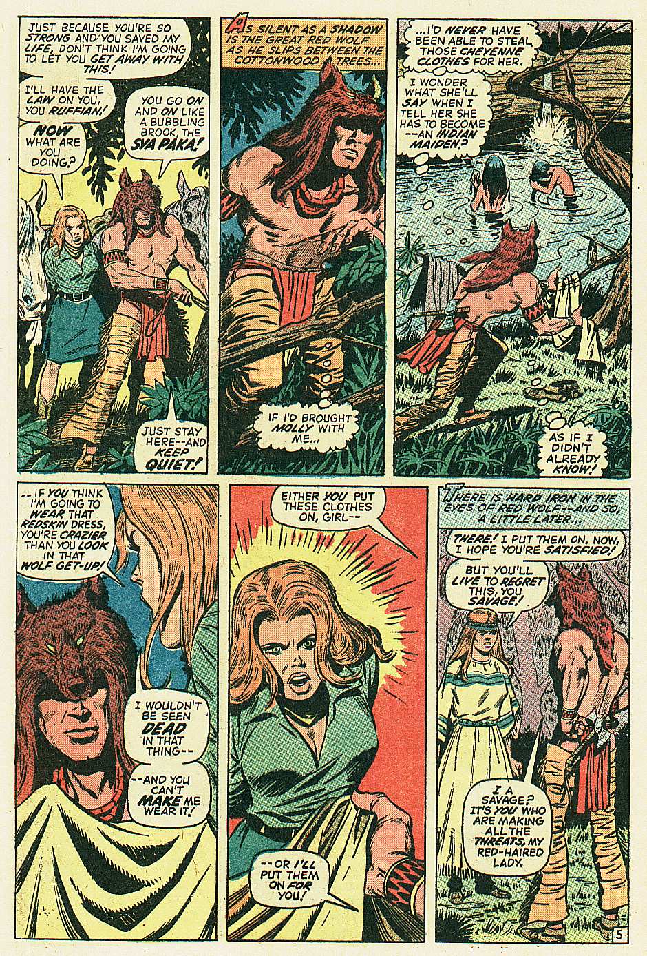 Read online Red Wolf (1972) comic -  Issue #2 - 6
