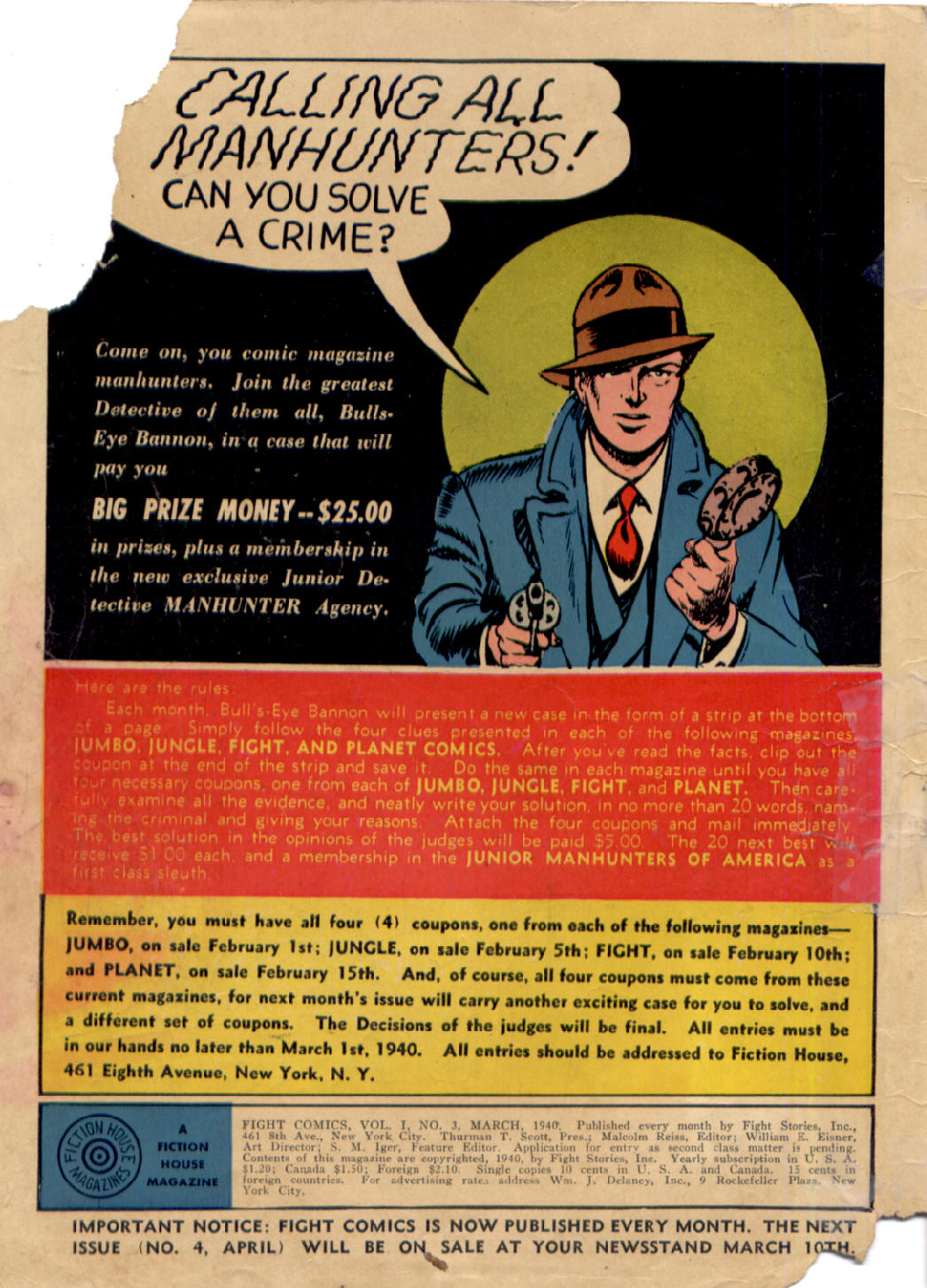 Read online Fight Comics comic -  Issue #3 - 2