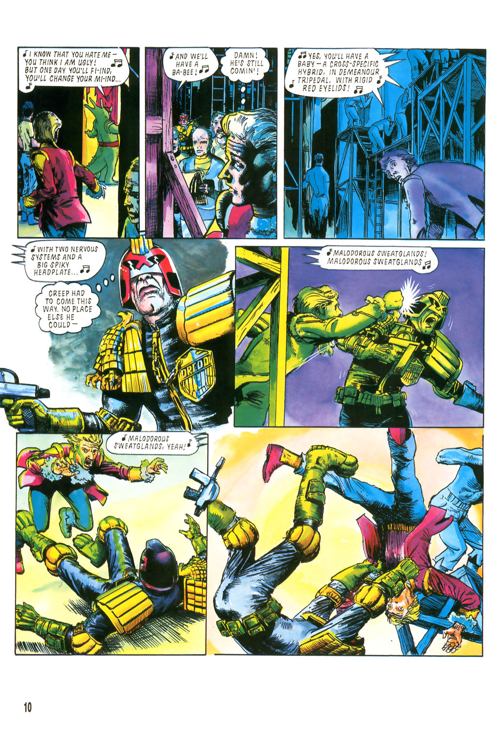 Read online Dredd Rules! comic -  Issue #1 - 10