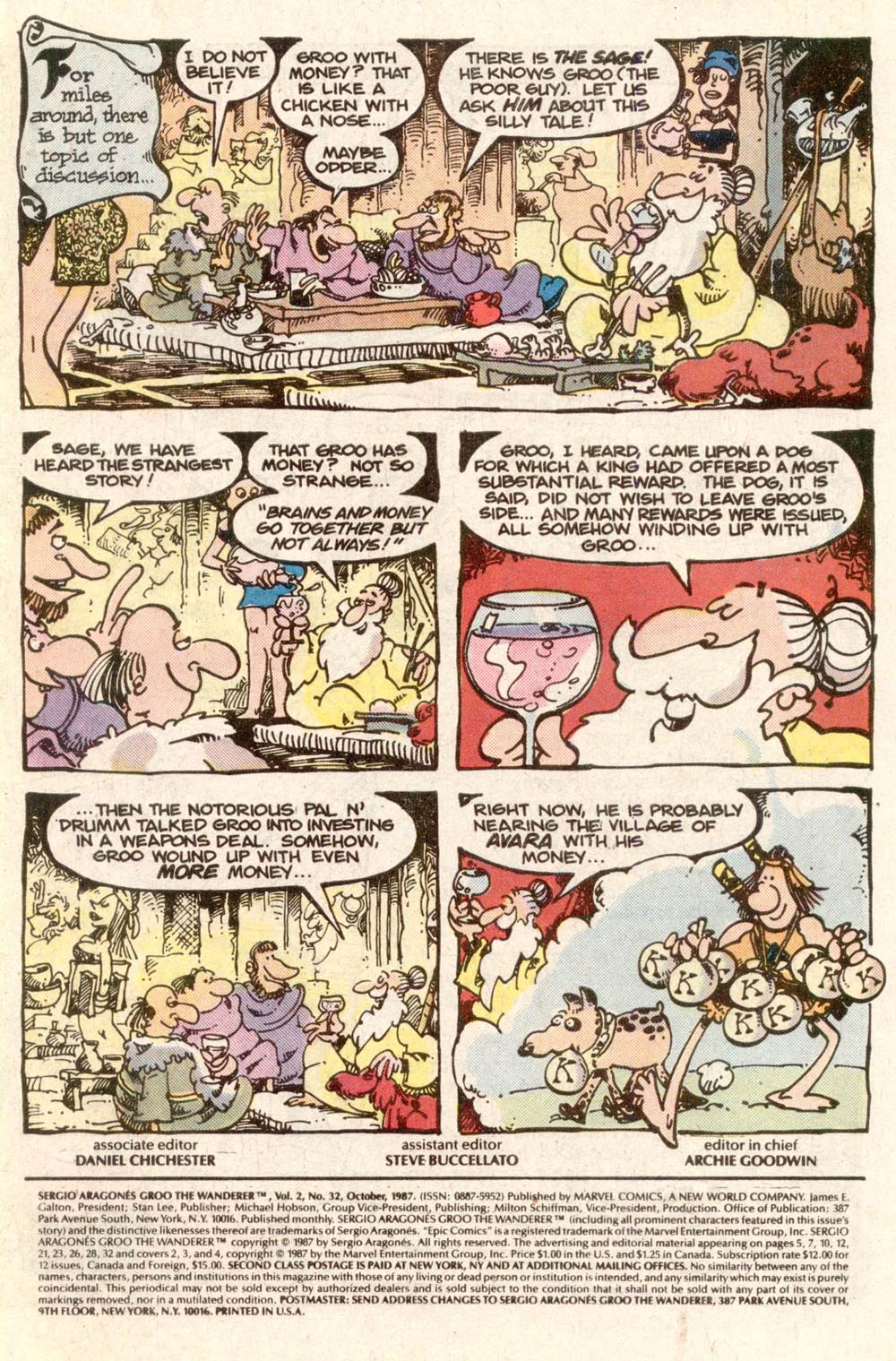 Read online Sergio Aragonés Groo the Wanderer comic -  Issue #32 - 2