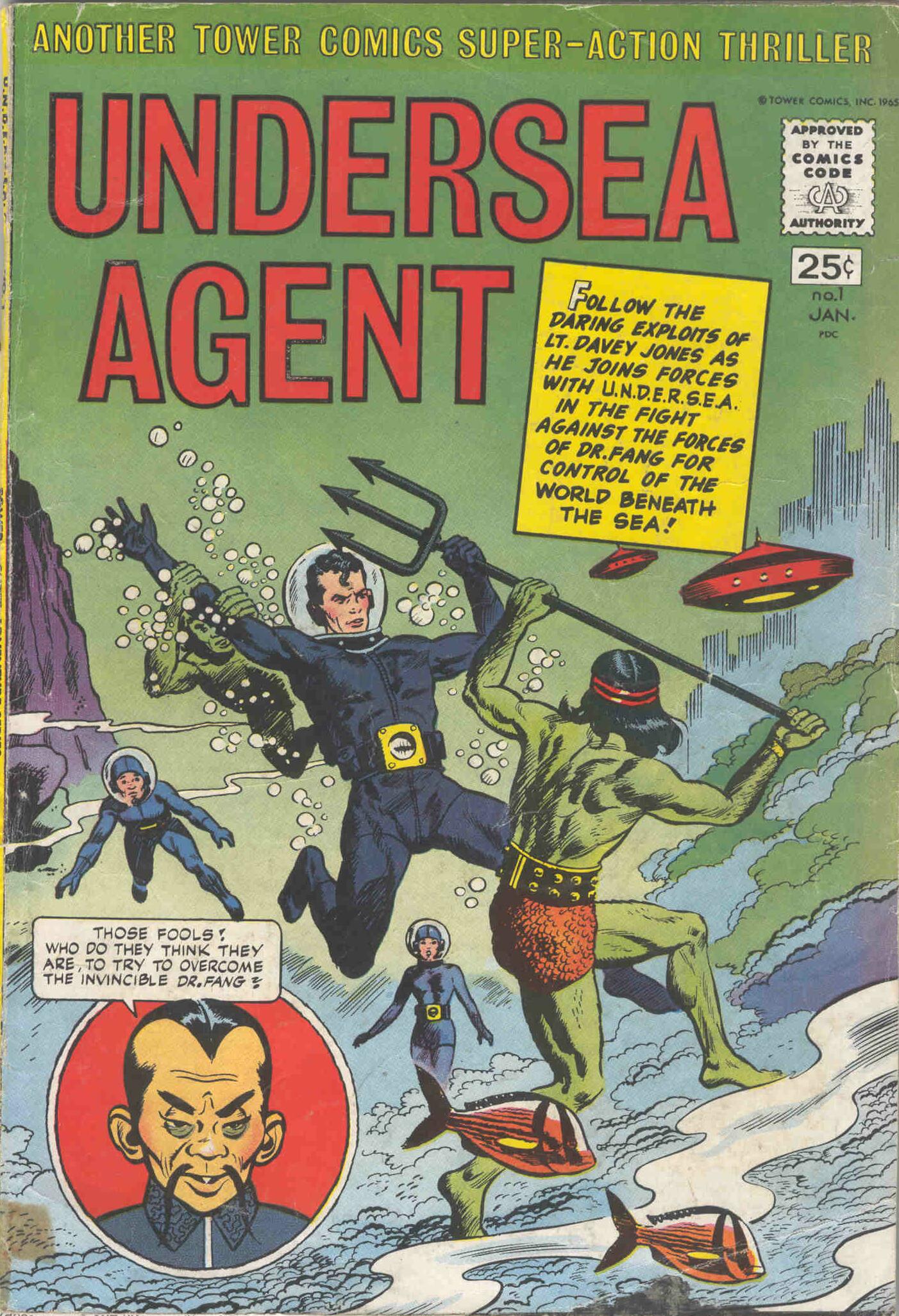 Read online Undersea Agent comic -  Issue #1 - 1