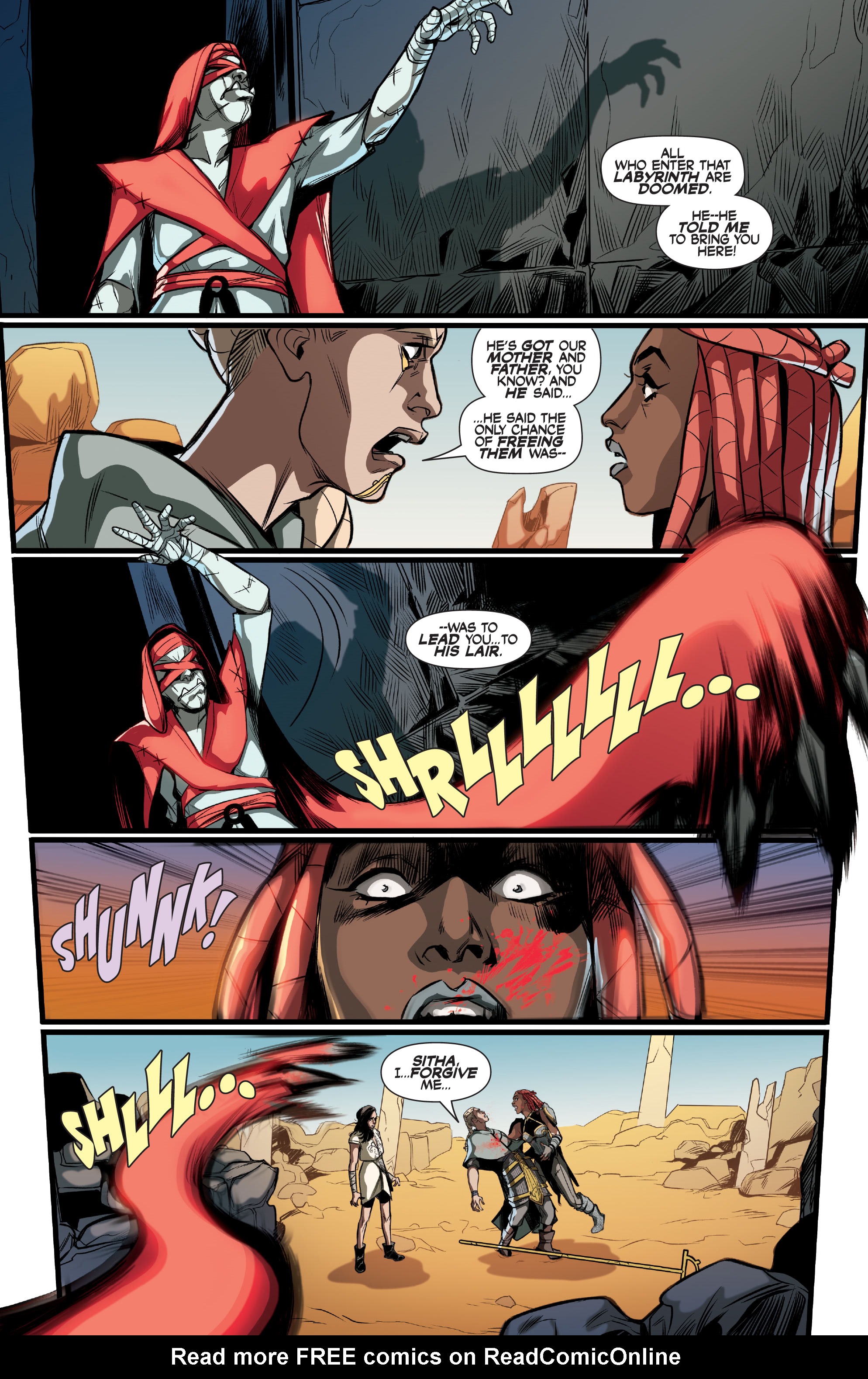 Read online Red Sonja: Red Sitha comic -  Issue #4 - 9