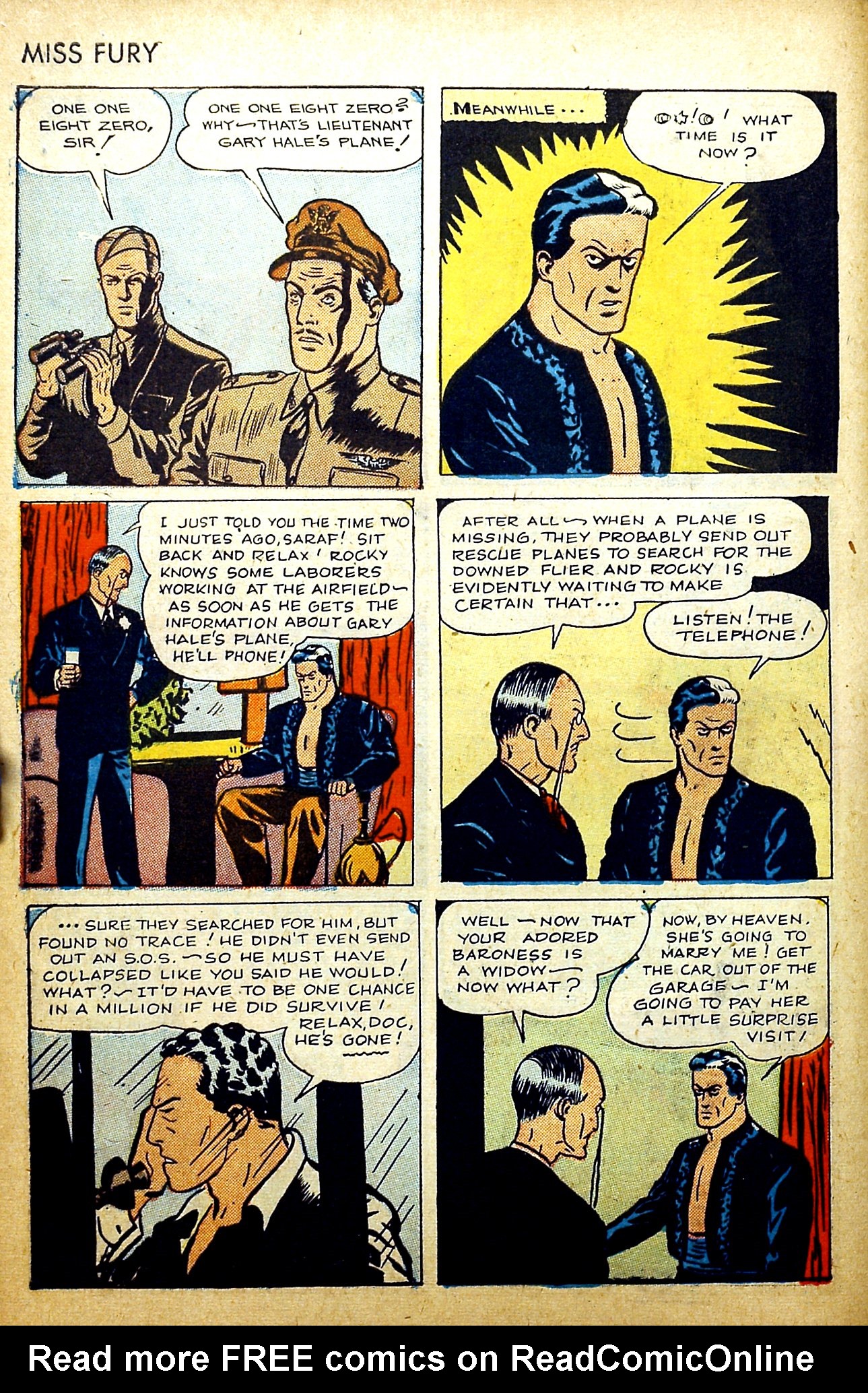 Read online Miss Fury (1942) comic -  Issue #8 - 7